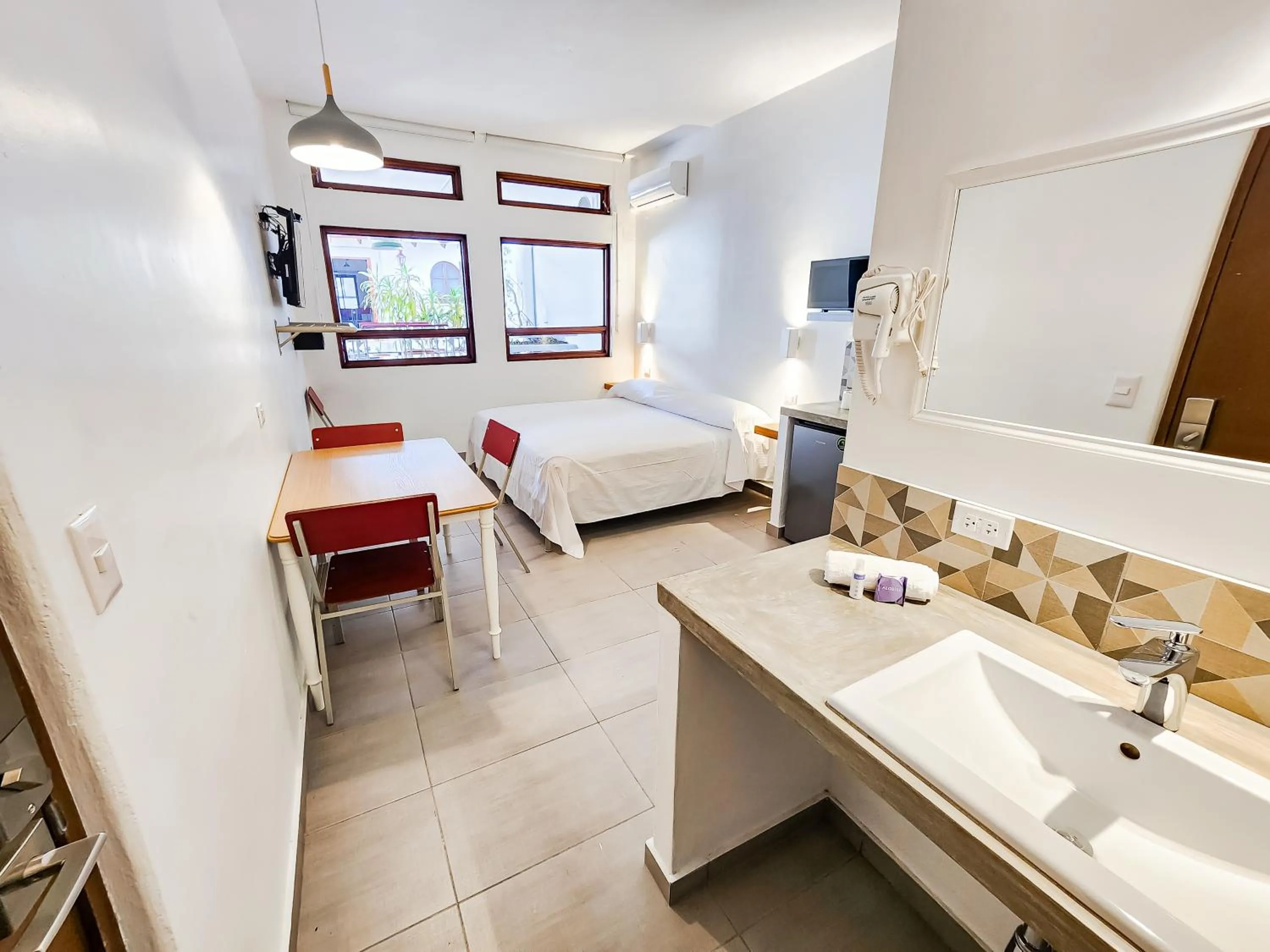 Bed in Niebla Suites