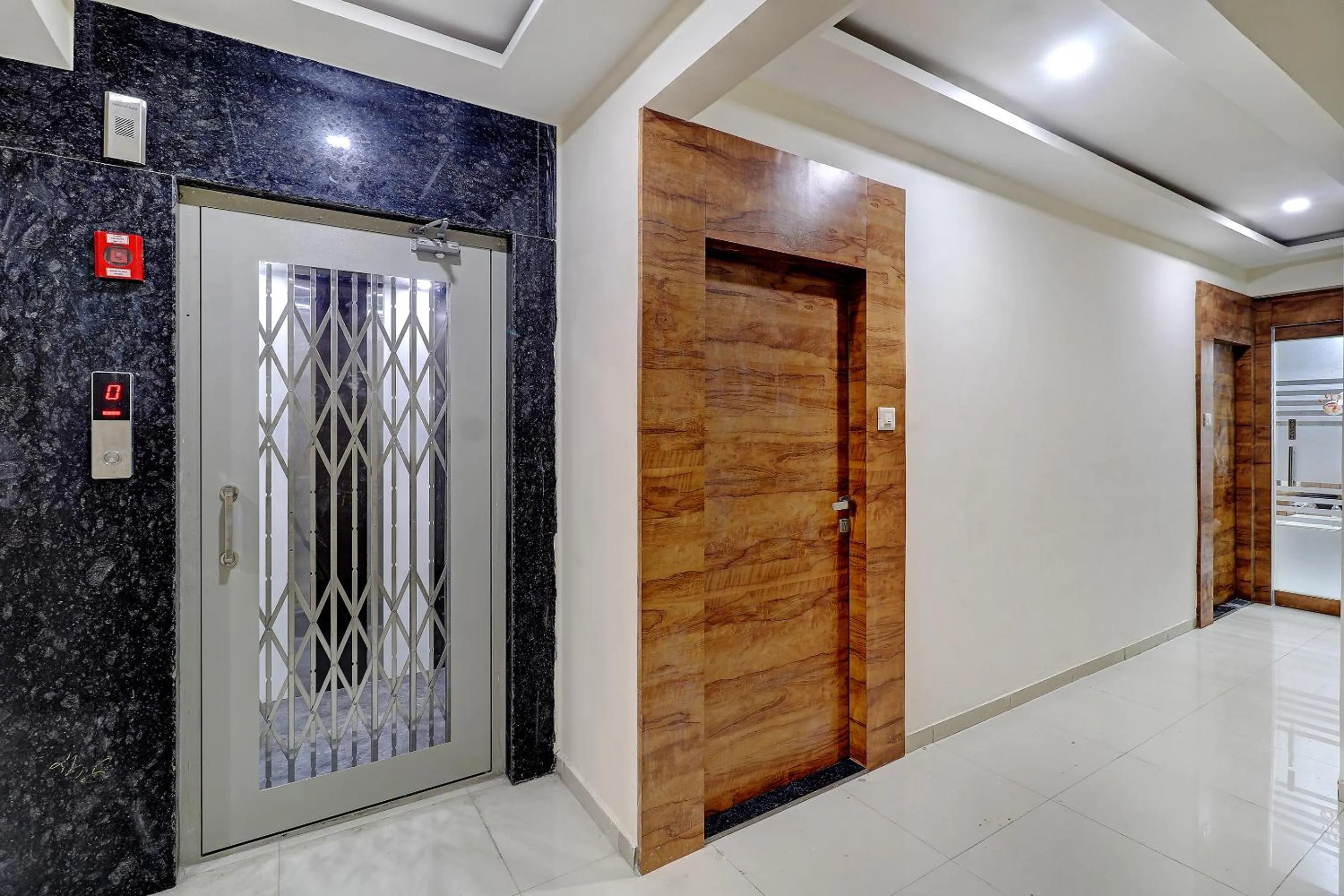 elevator in Sun Inn Residency Rabale