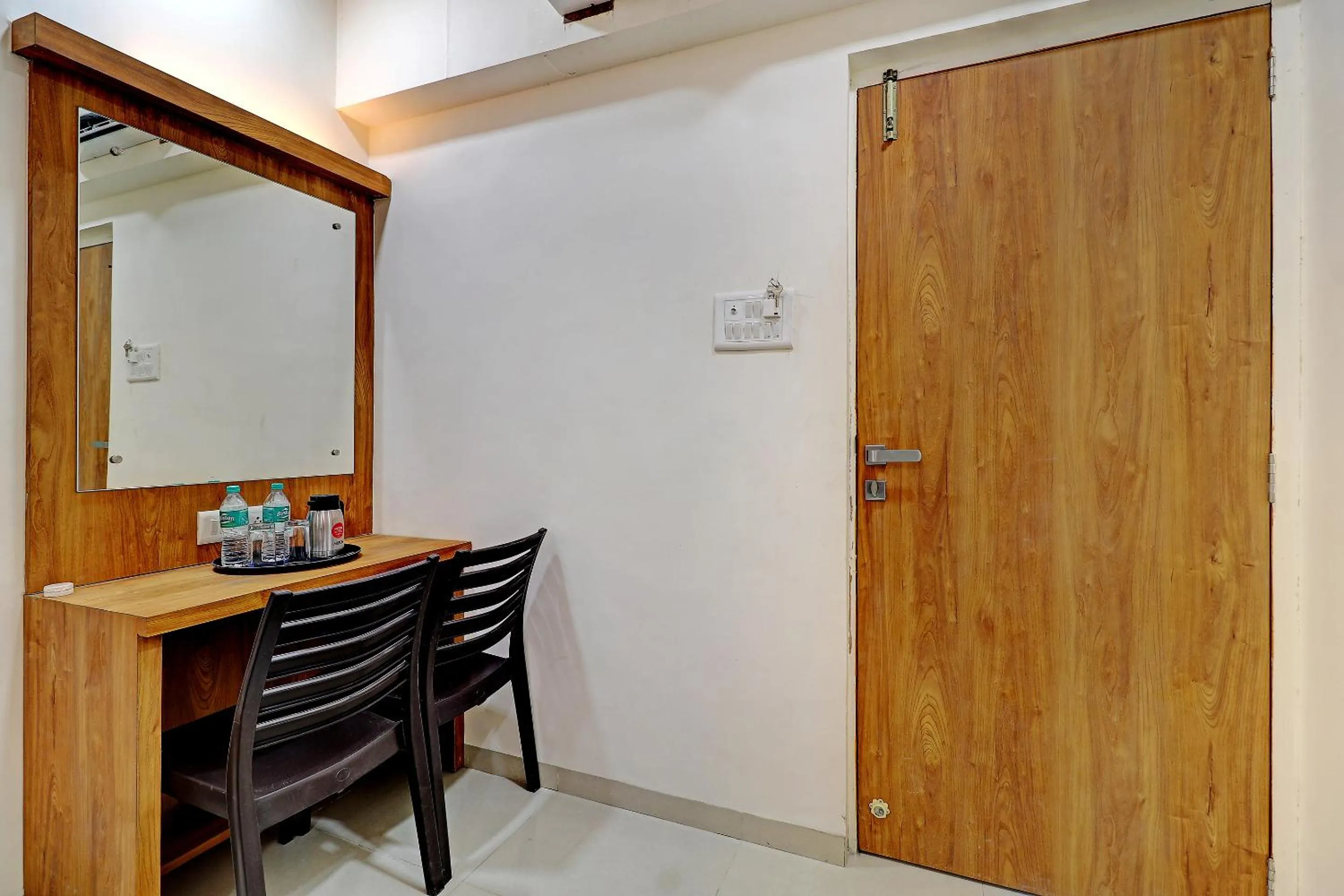 Kitchen or kitchenette in Sun Inn Residency Rabale