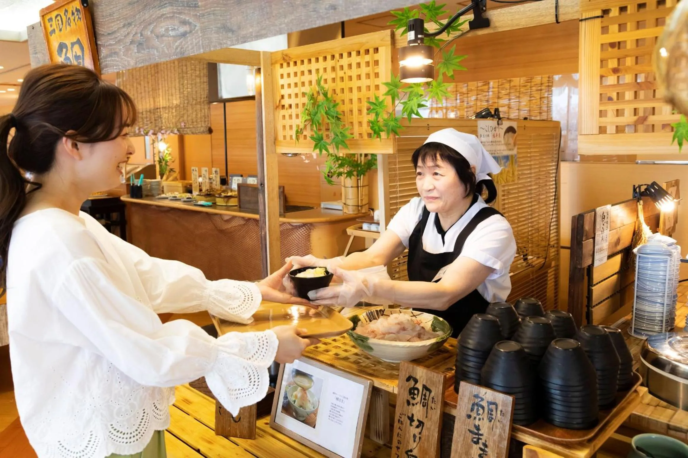 Restaurant/places to eat in Kyukamura Echizen-Mikuni