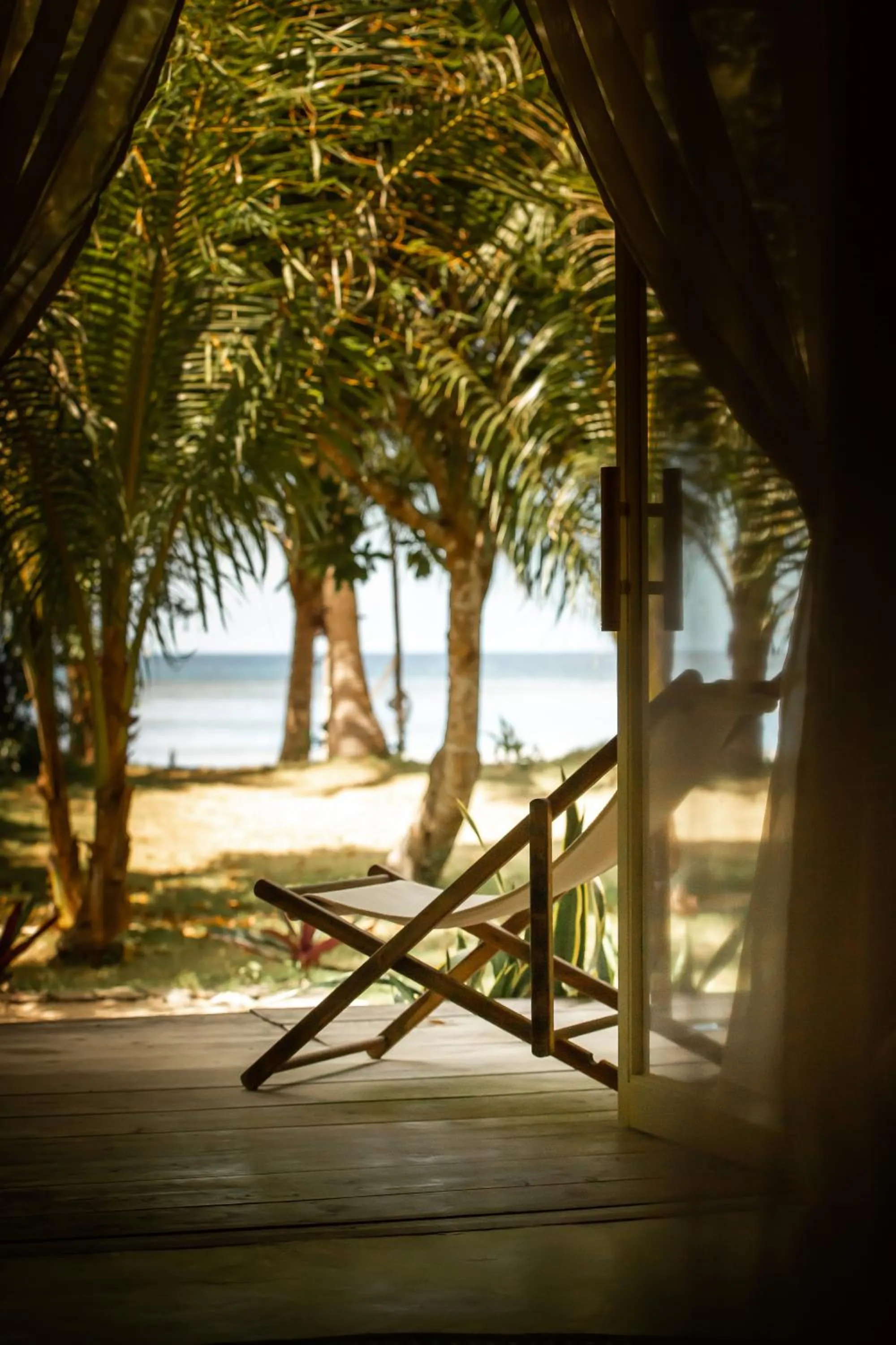 Sea view in The Beach House Ocam Ocam