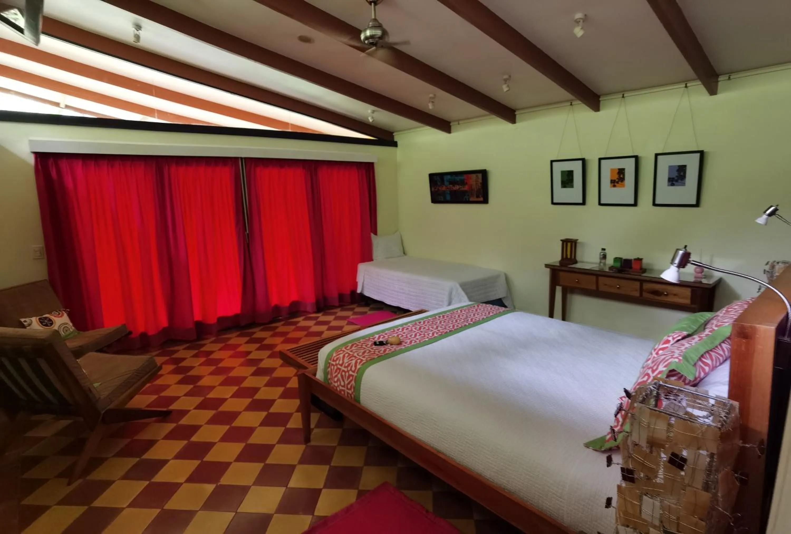 Bed in Chirripo Art Hotel