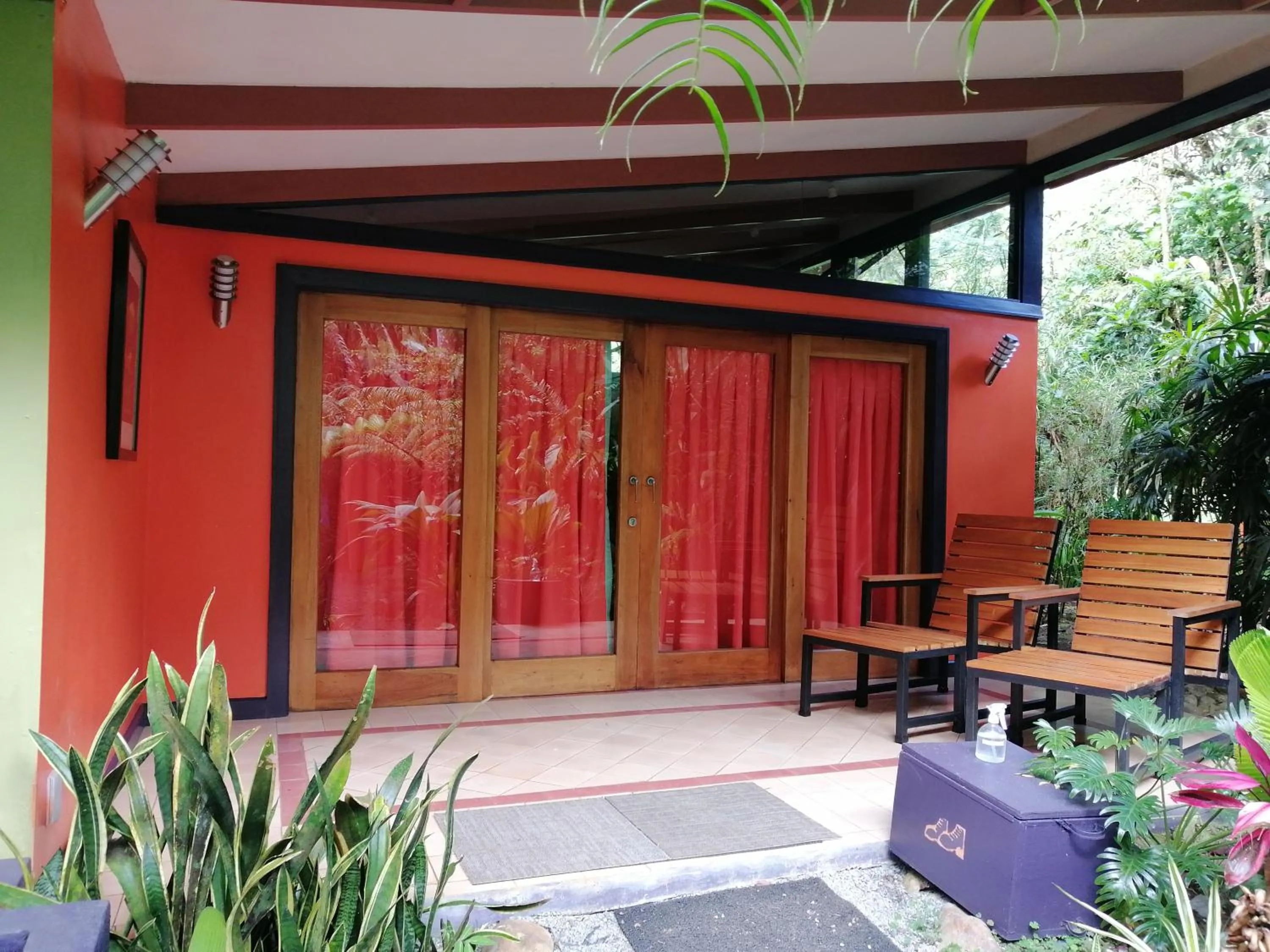 Patio in Chirripo Art Hotel