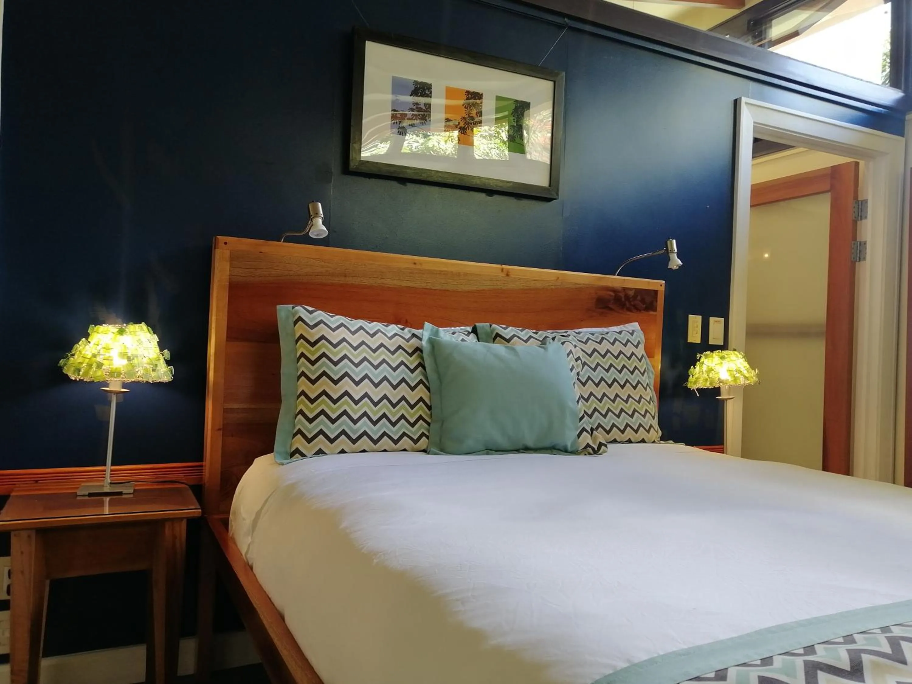 Bed in Chirripo Art Hotel