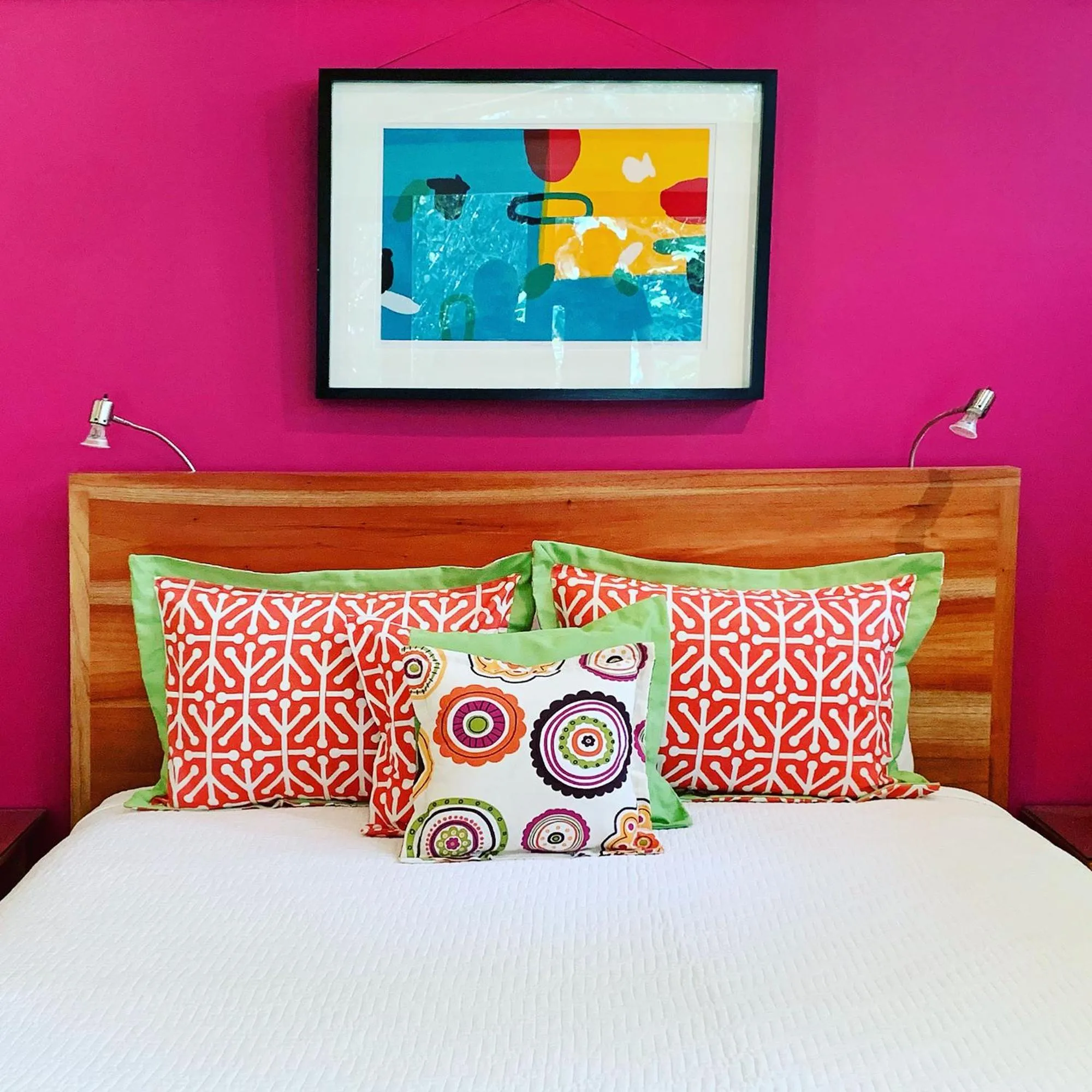 Bed in Chirripo Art Hotel