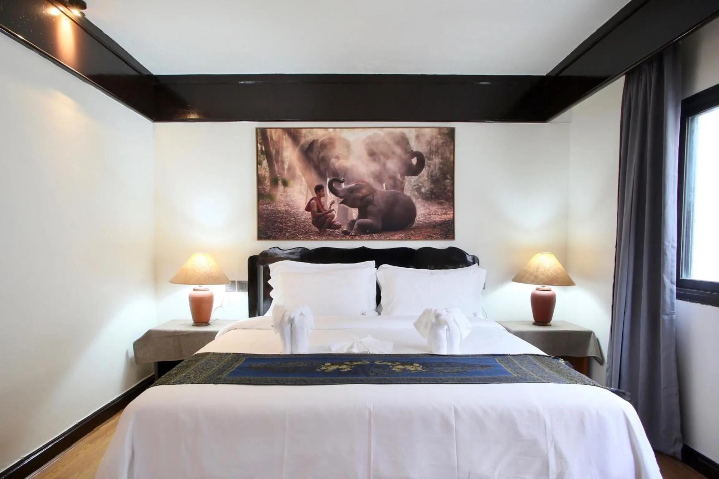 Bed in Thapaeplacehotel