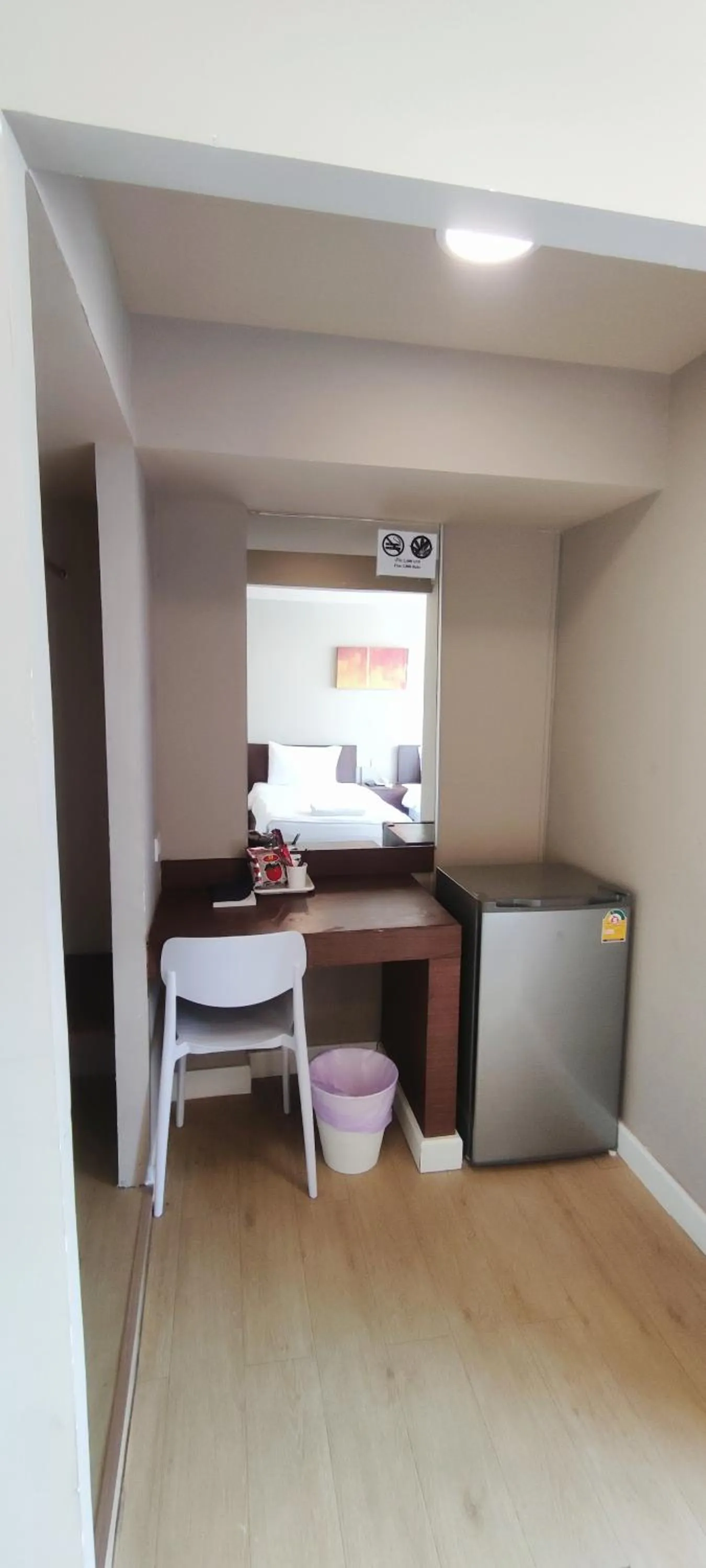 Bedroom in The Sea Bangsaen Hotel