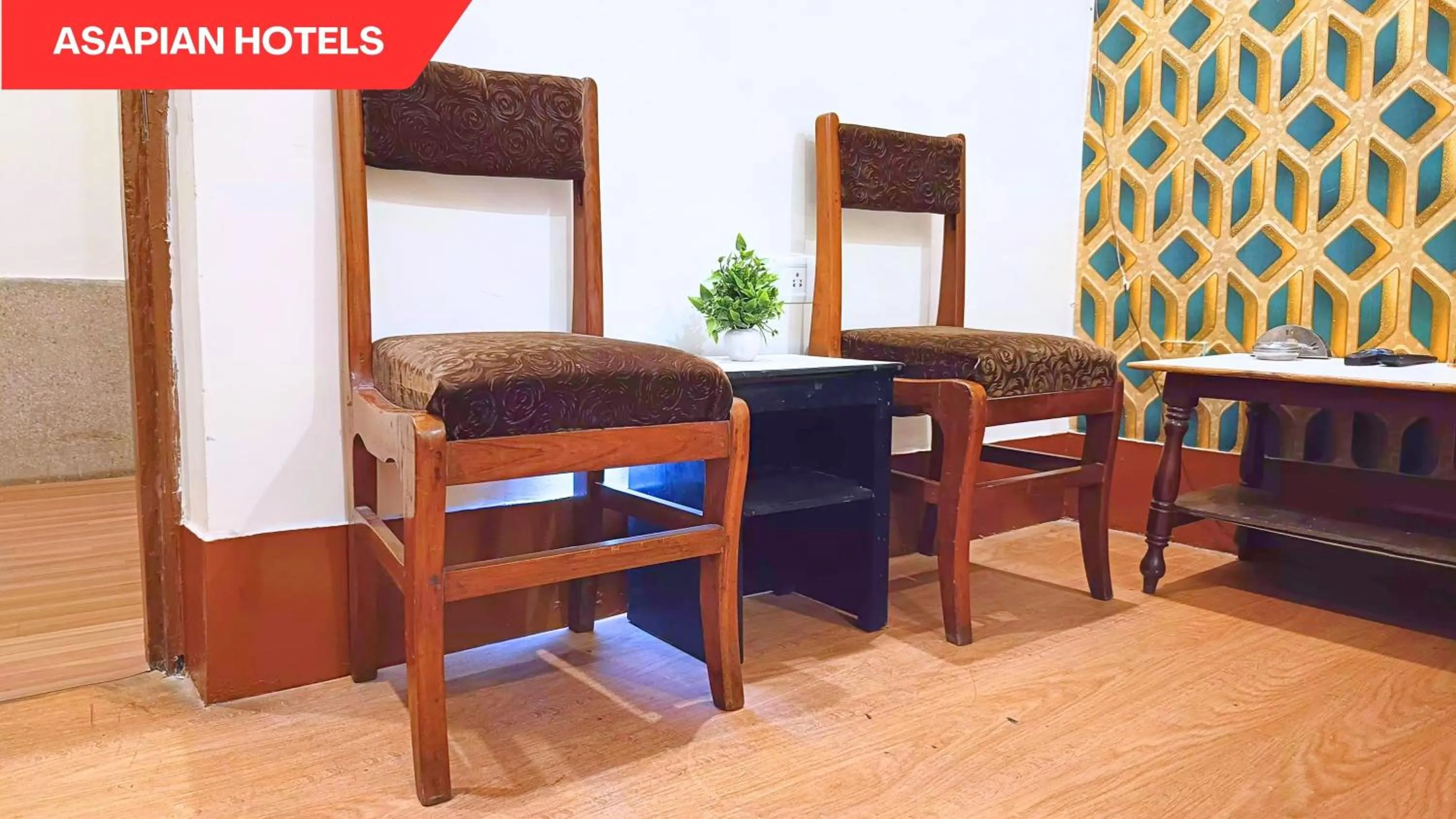 Seating area in Hotel Vijay Deluxe