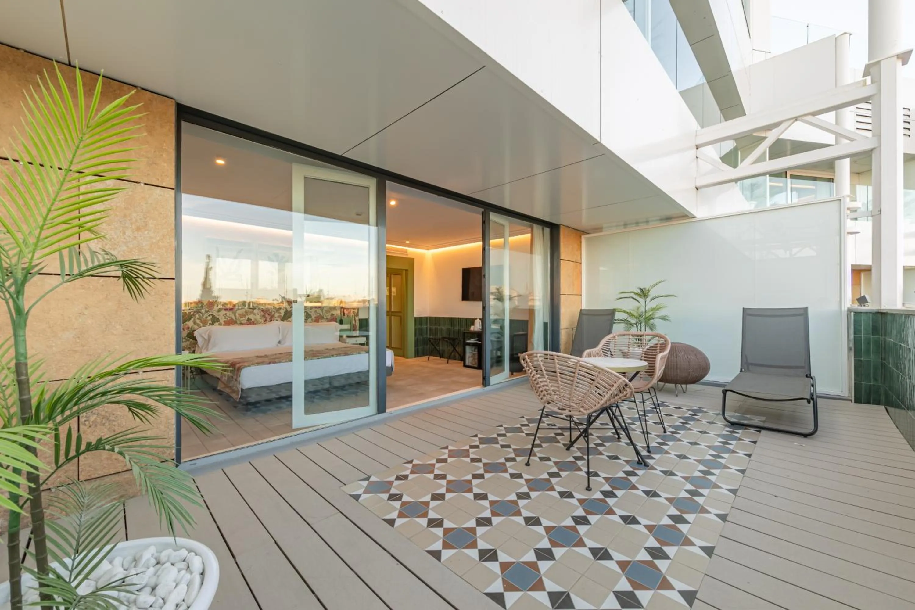 Balcony/Terrace in Ribera de Triana Hotel