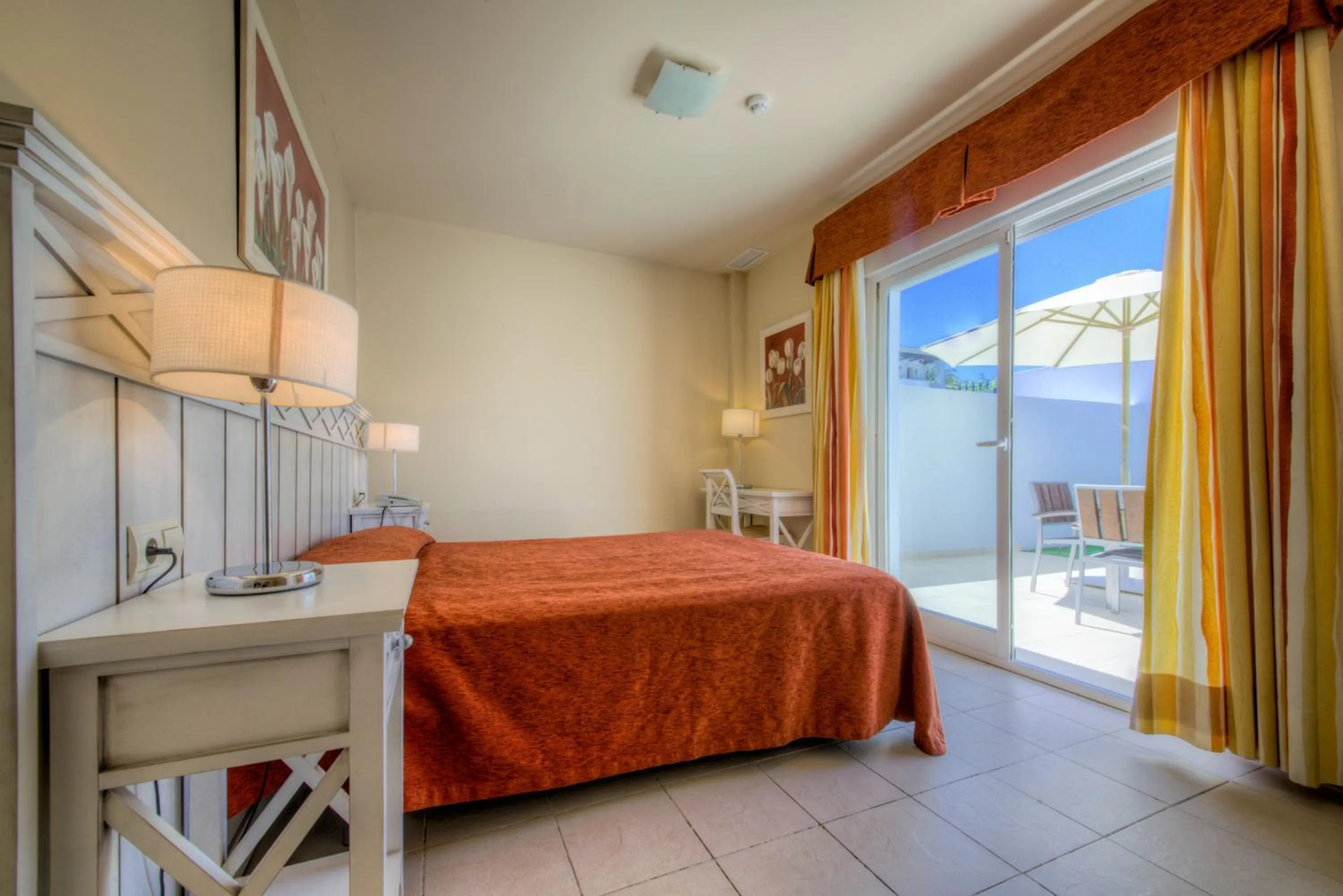 Bedroom, Bed in Apartamentos Piedramar