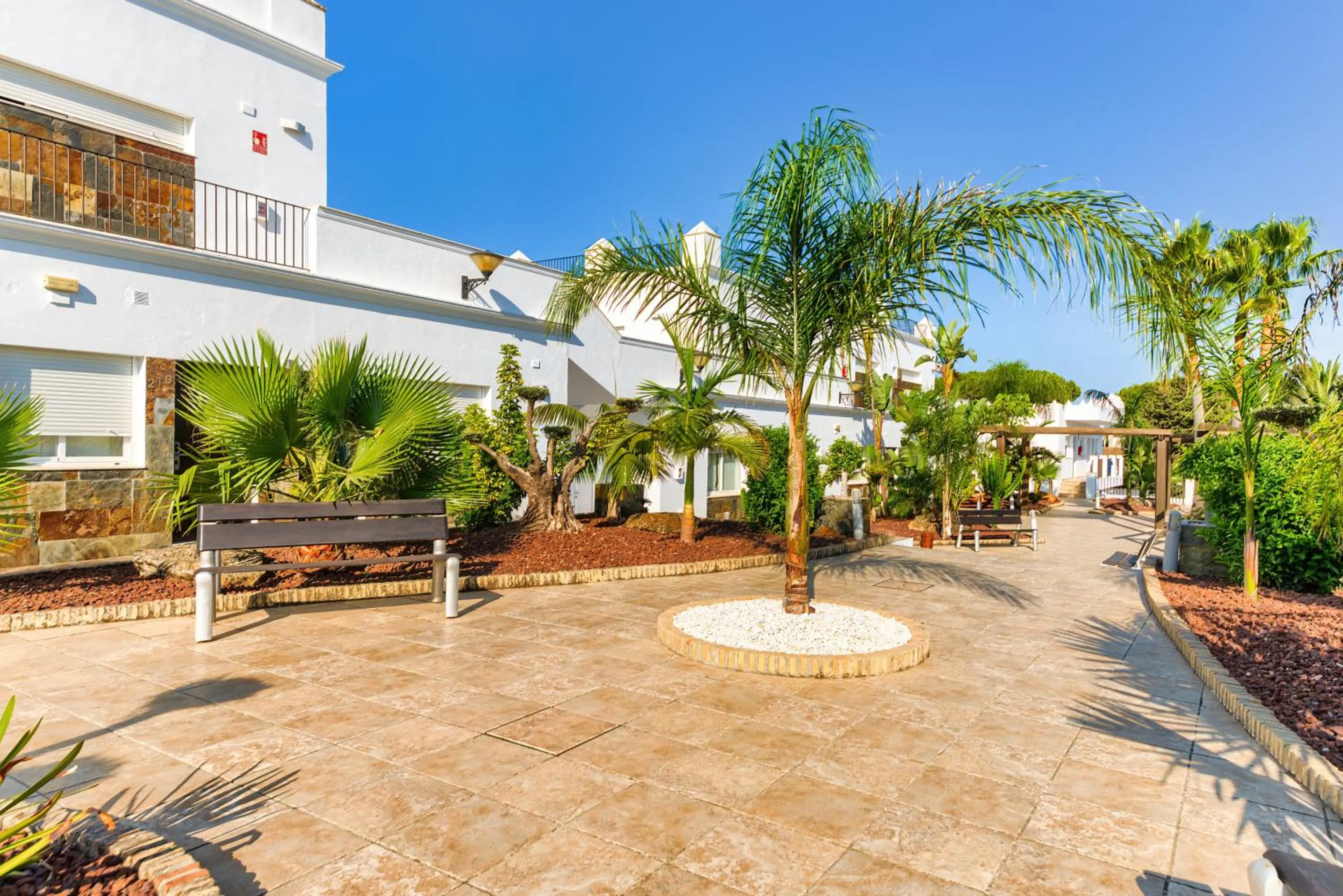 Patio in Apartamentos Piedramar