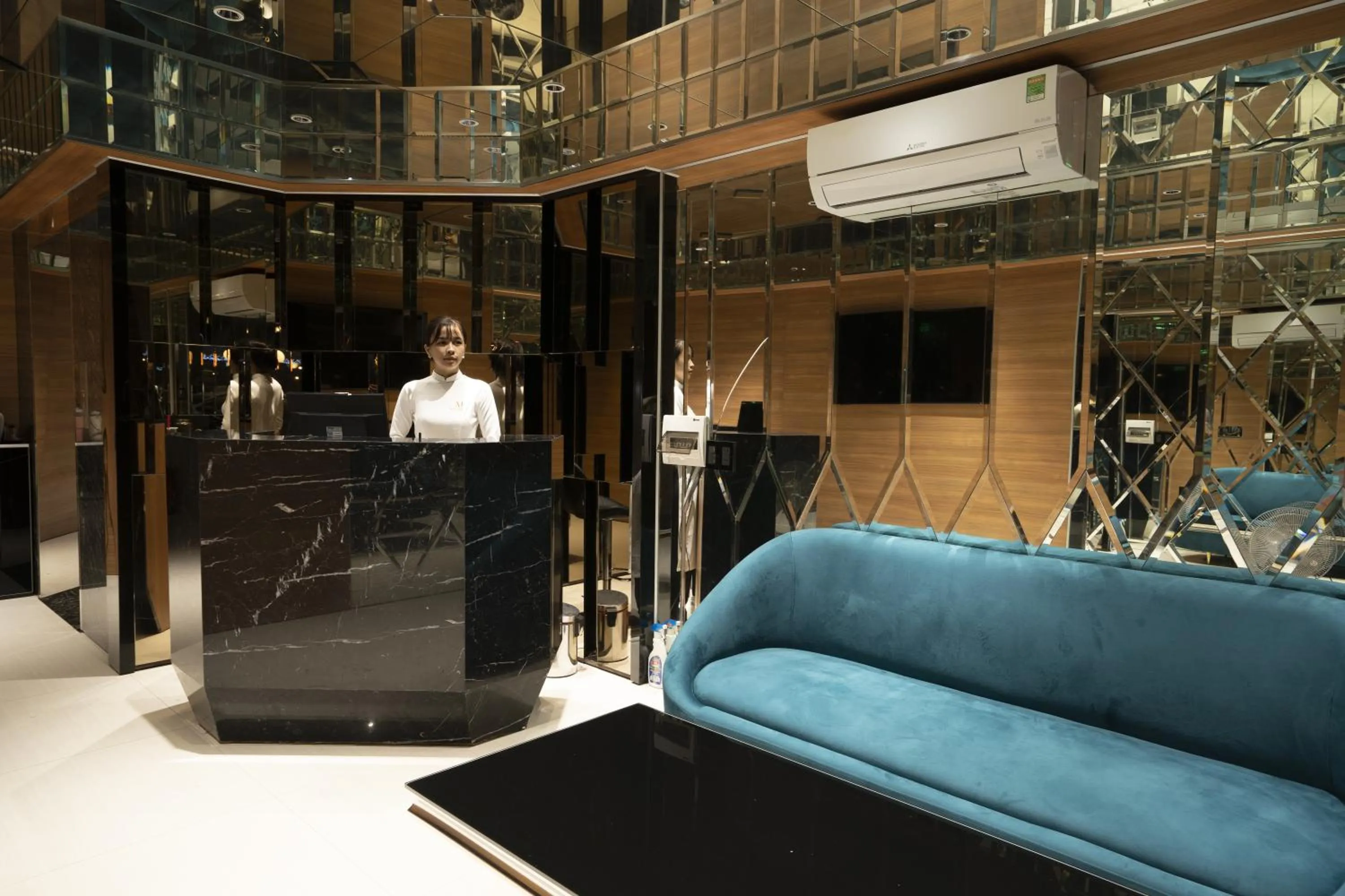 Living room in Millennium Hue Hotel