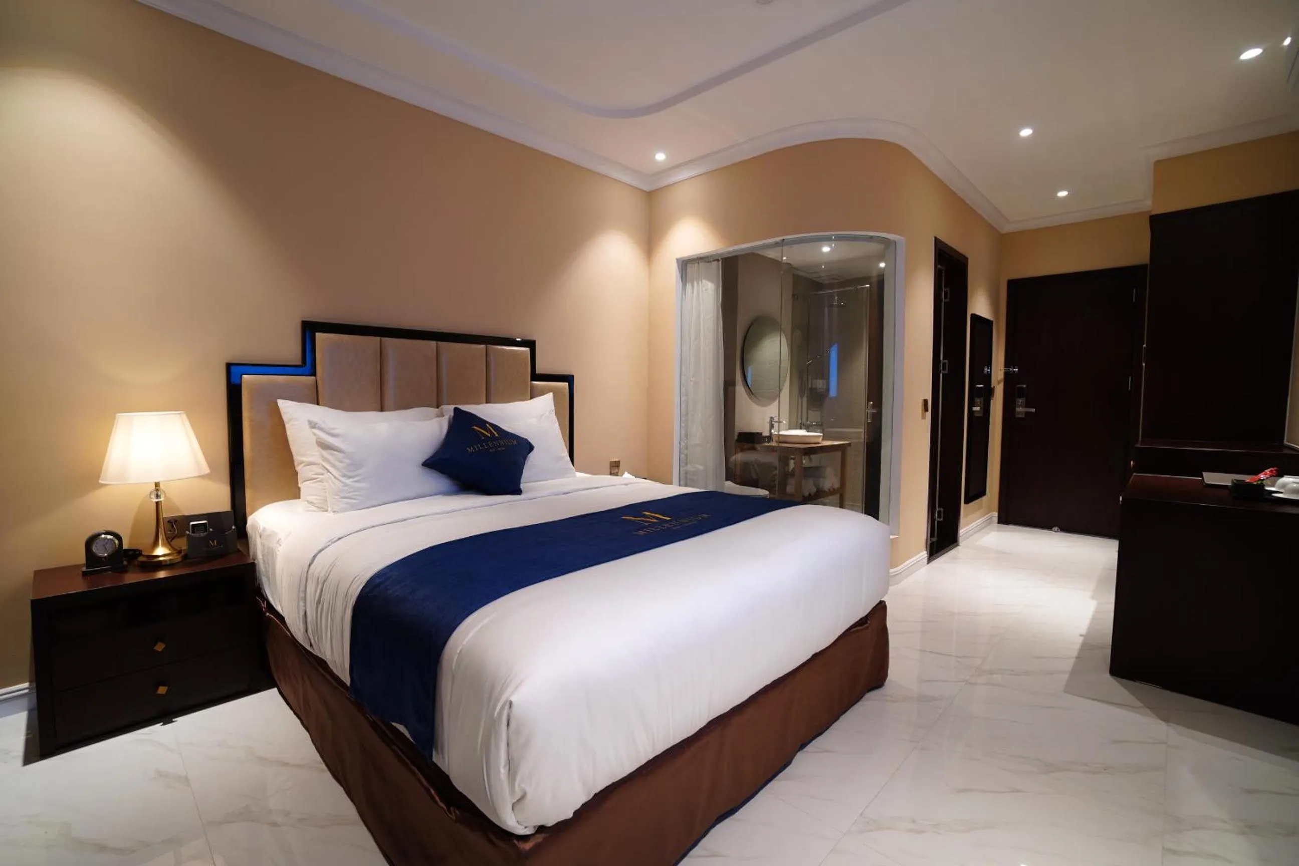 Bed in Millennium Hue Hotel