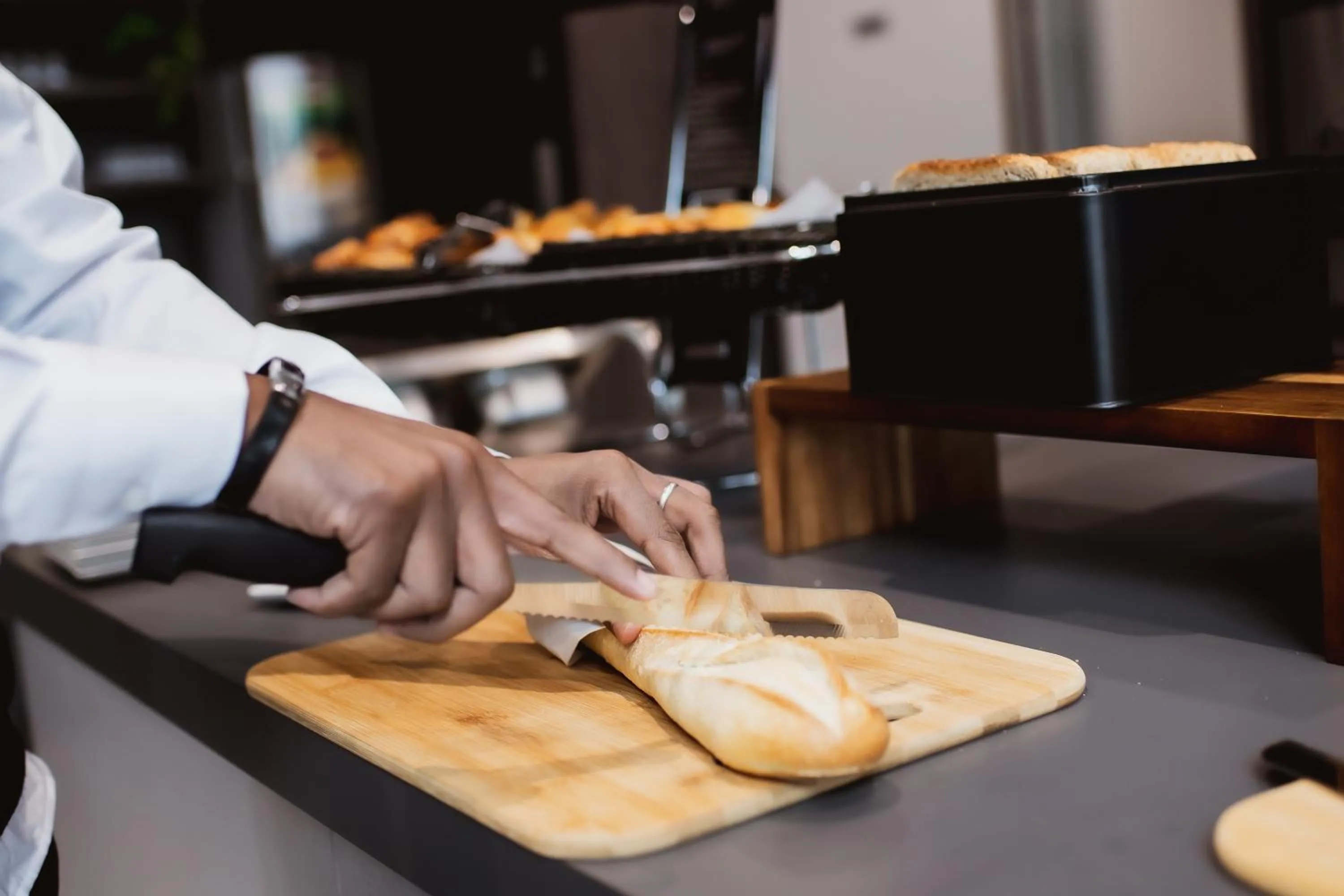 Continental breakfast in easyHotel Paris Nord Aubervilliers
