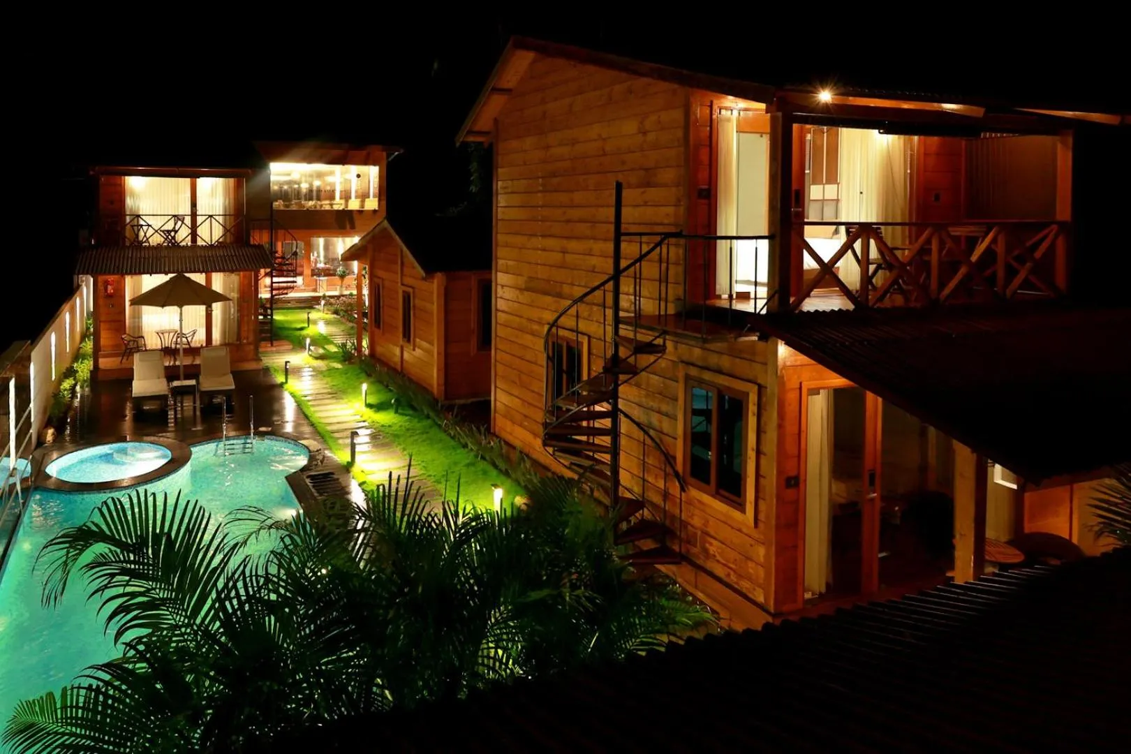 Balcony/Terrace in Wooden ECR Sea Resort