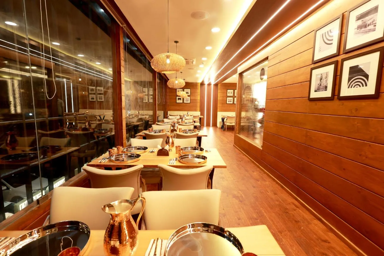 Dining area in Wooden ECR Sea Resort