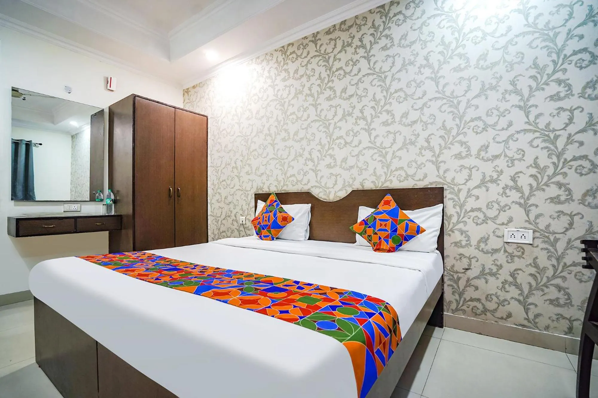 Bed in FabHotel Taj Heritage