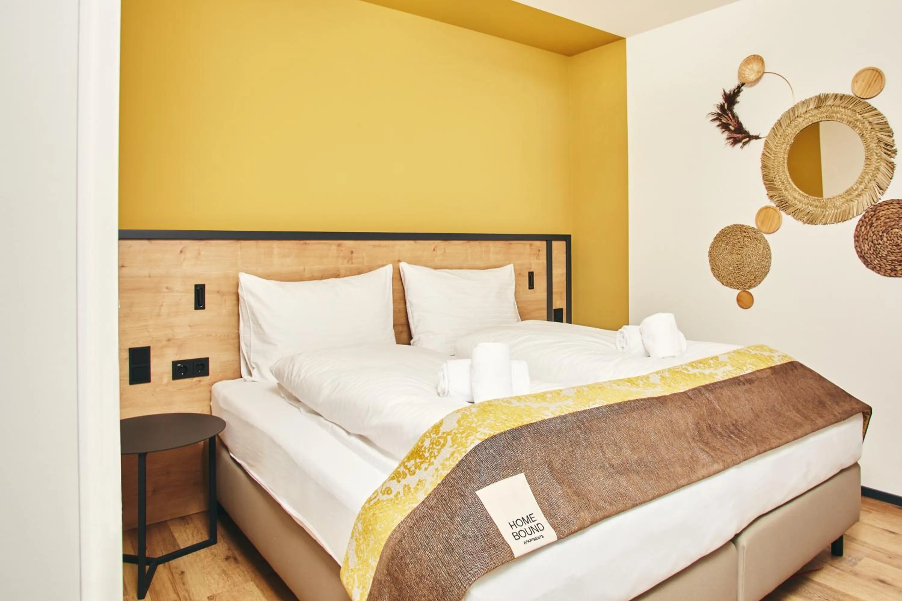 Bed in HOMEBOUND APARTMENTS Bad Goisern - contactless check-in