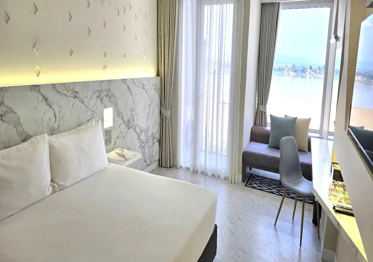 View (from property/room), Bed in VELA Dhi Nakhon Phanom