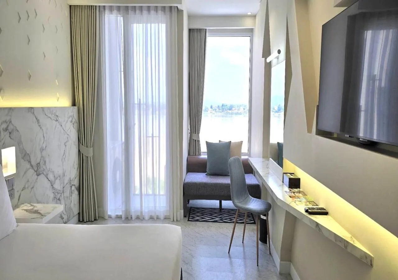 View (from property/room), Bed in VELA Dhi Nakhon Phanom