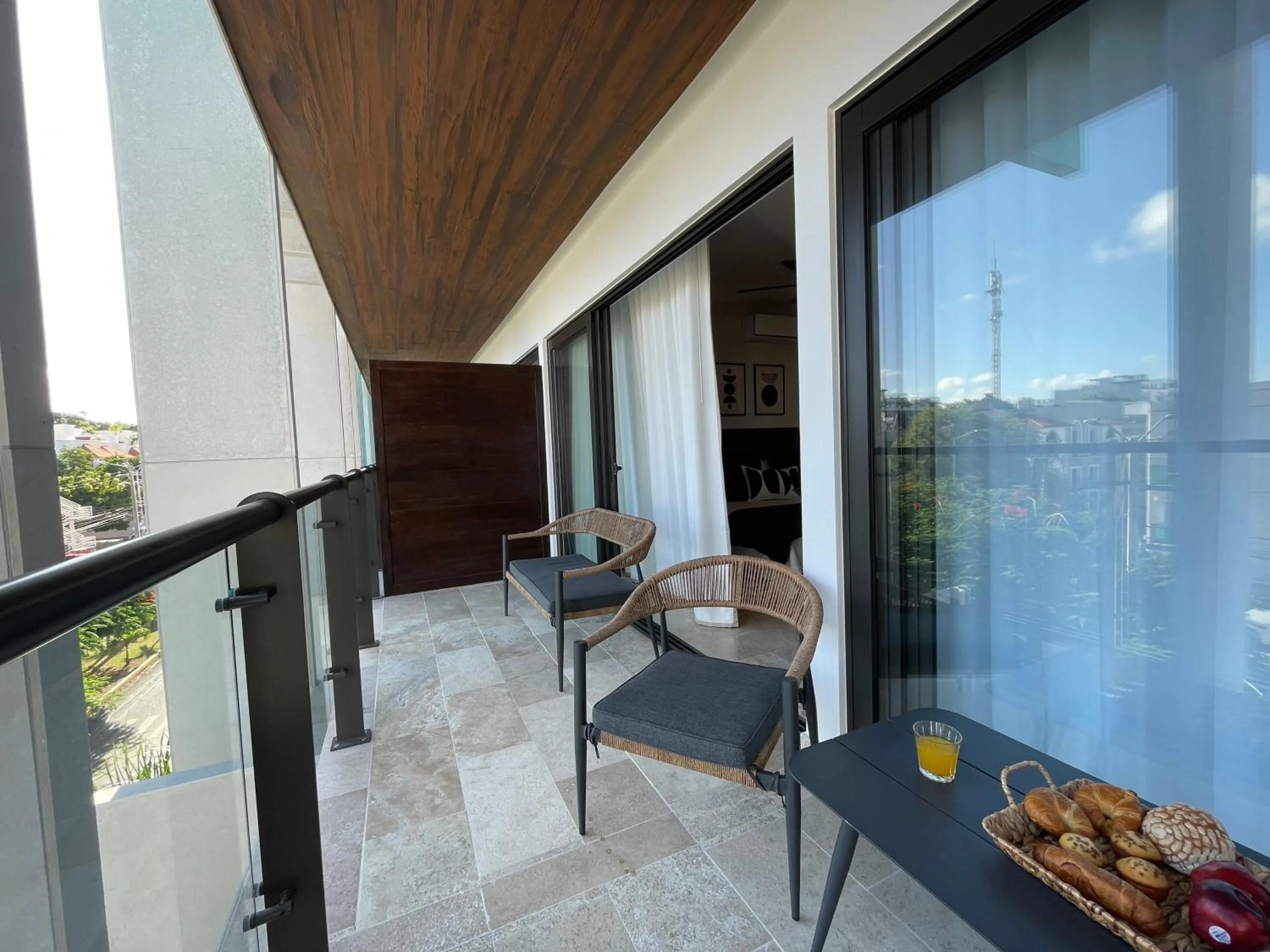 Balcony/Terrace in New & Equipped Apartment Steps From The Beach With Pool Jacuzzi By Yeah