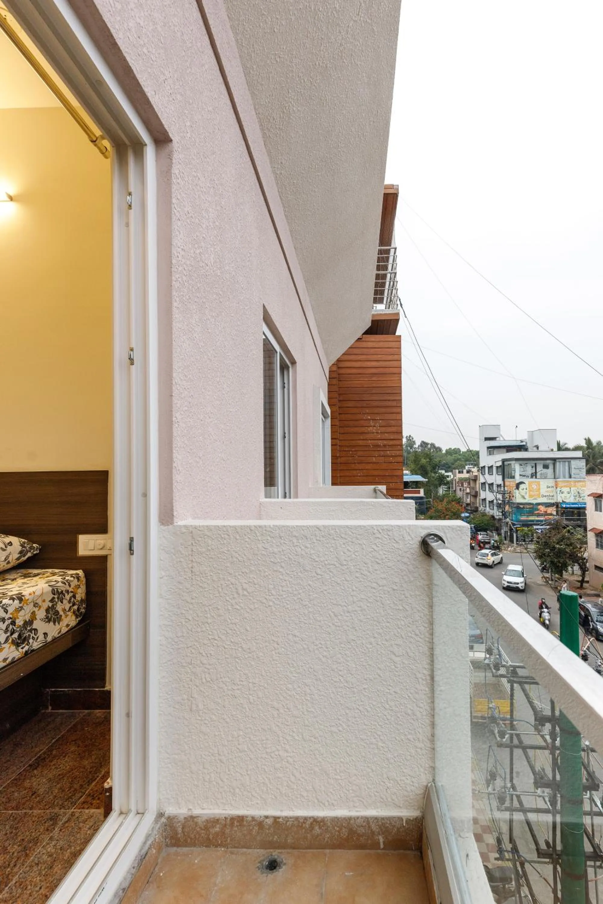 View (from property/room), Bed in SPLENDID SHUBHAM SERVICED APARTMENTS