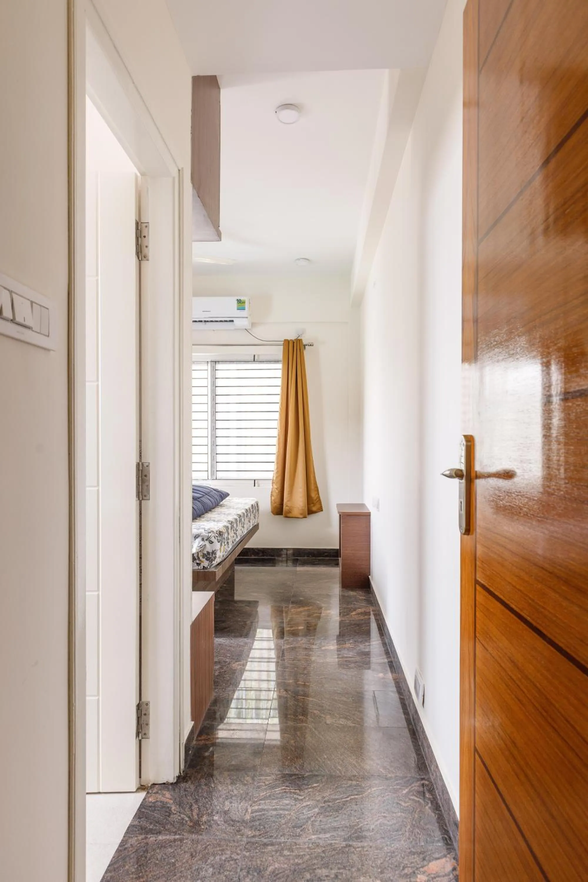 Bed in SPLENDID SHUBHAM SERVICED APARTMENTS