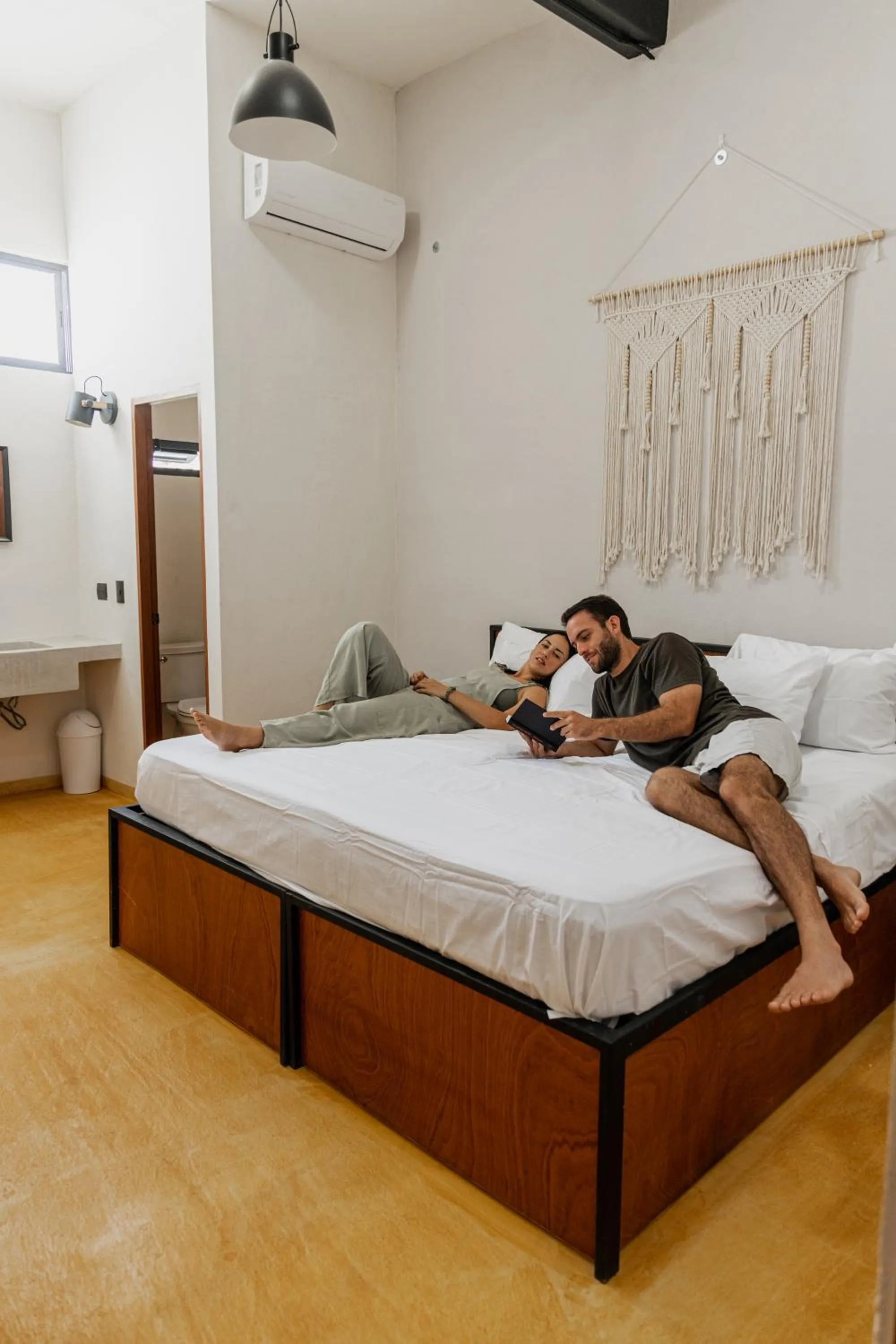 Bed in Caleta Hostel Rooftop & Pool