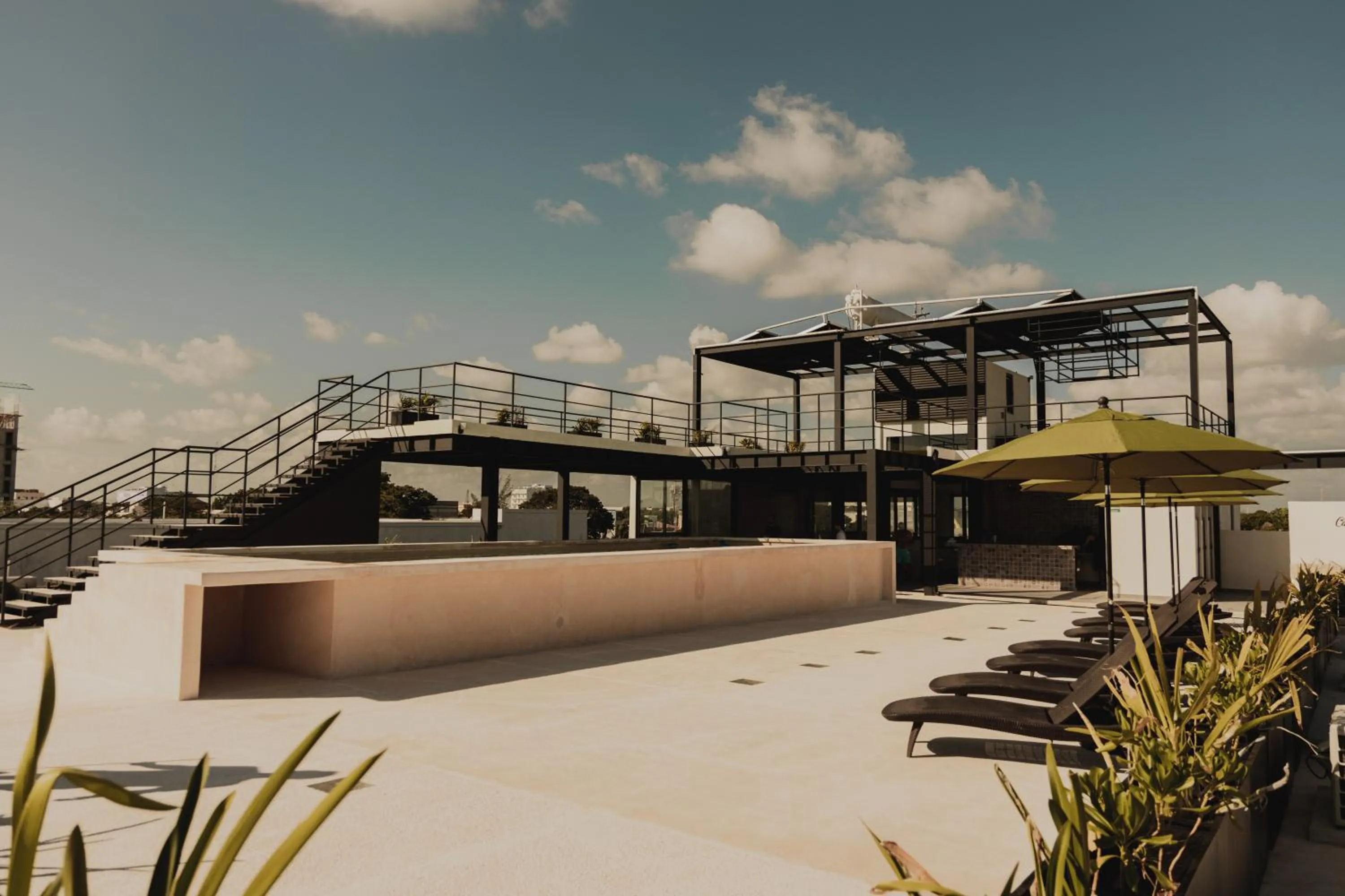 Day in Caleta Hostel Rooftop & Pool