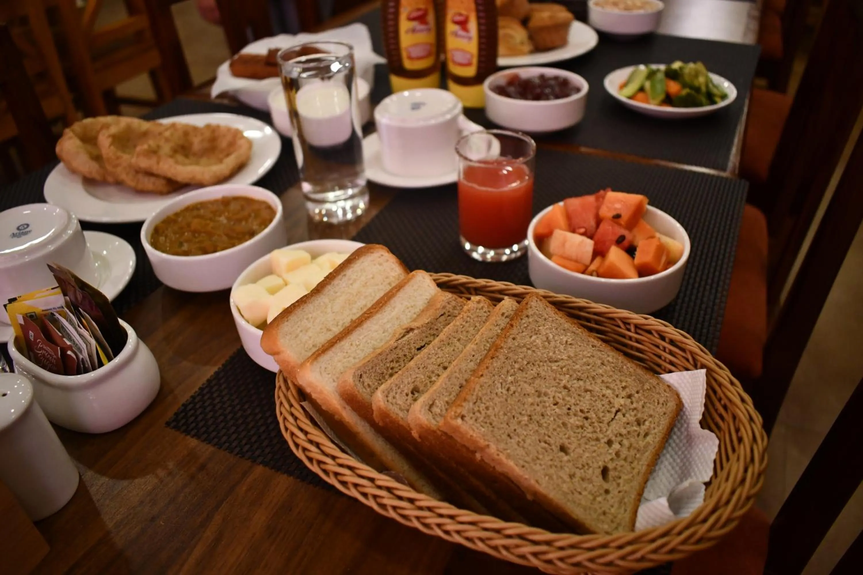 Breakfast in Hotel Fewa Camp