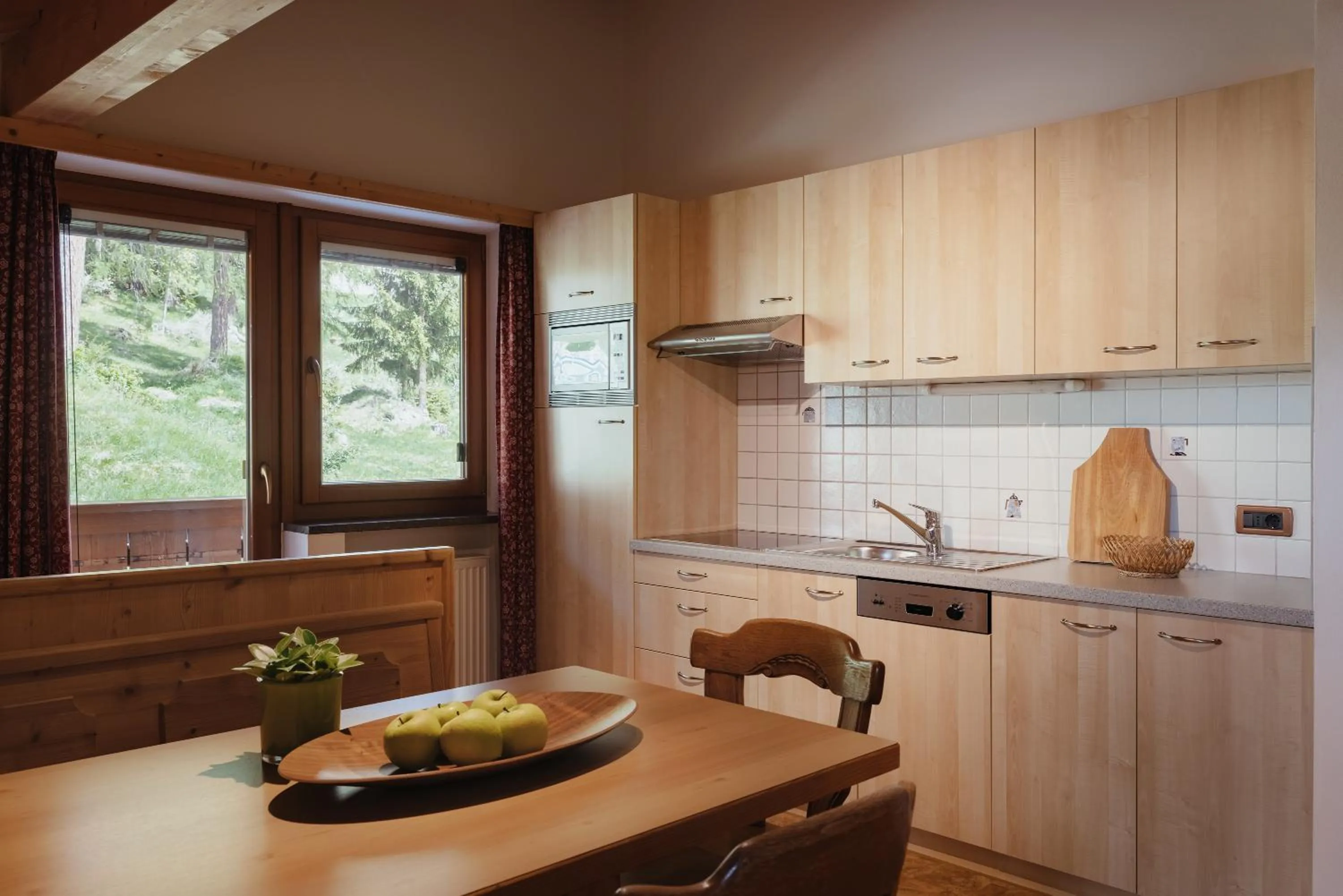 Kitchen or kitchenette in Oberaldoss Residence Wellness