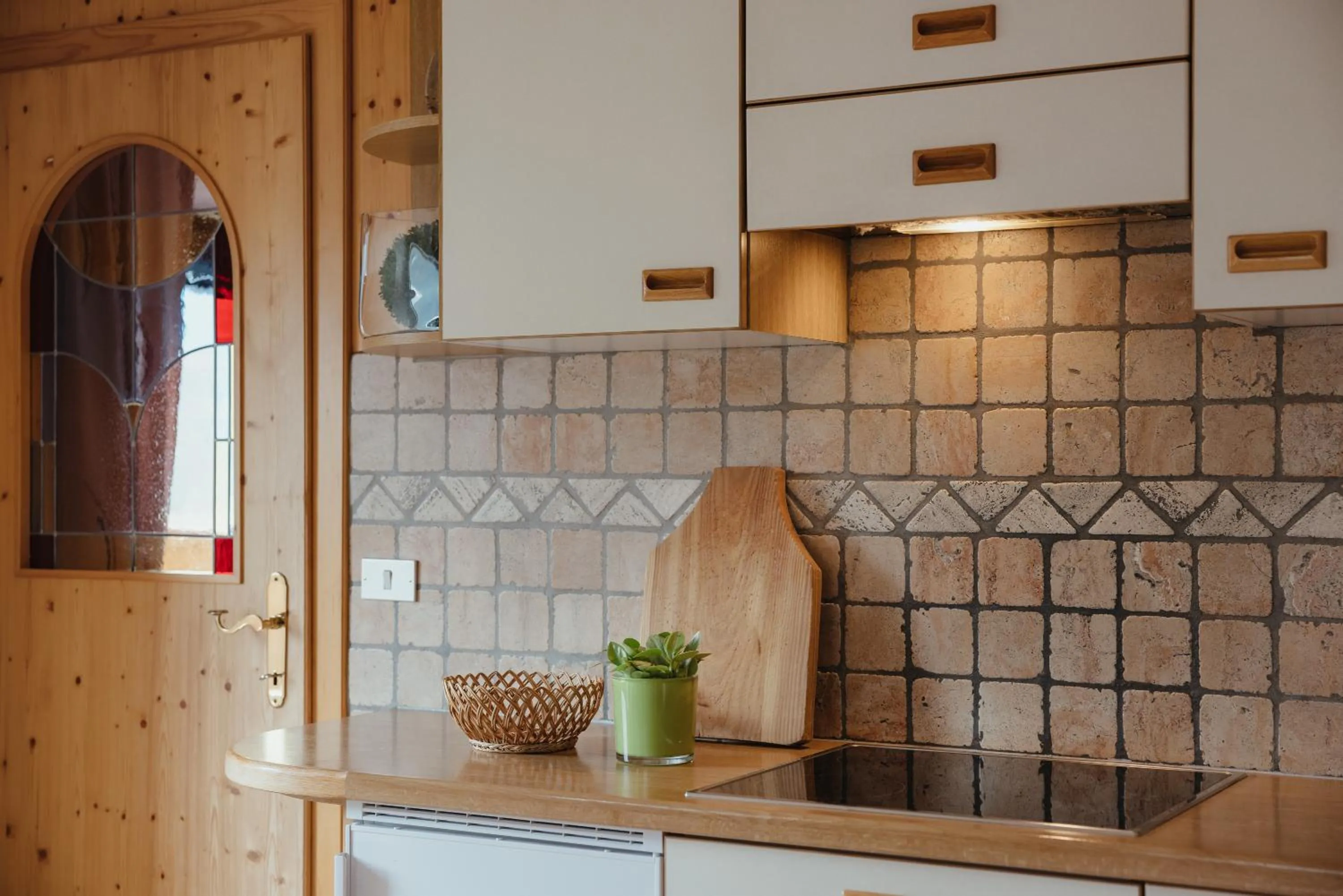 Kitchen or kitchenette in Oberaldoss Residence Wellness