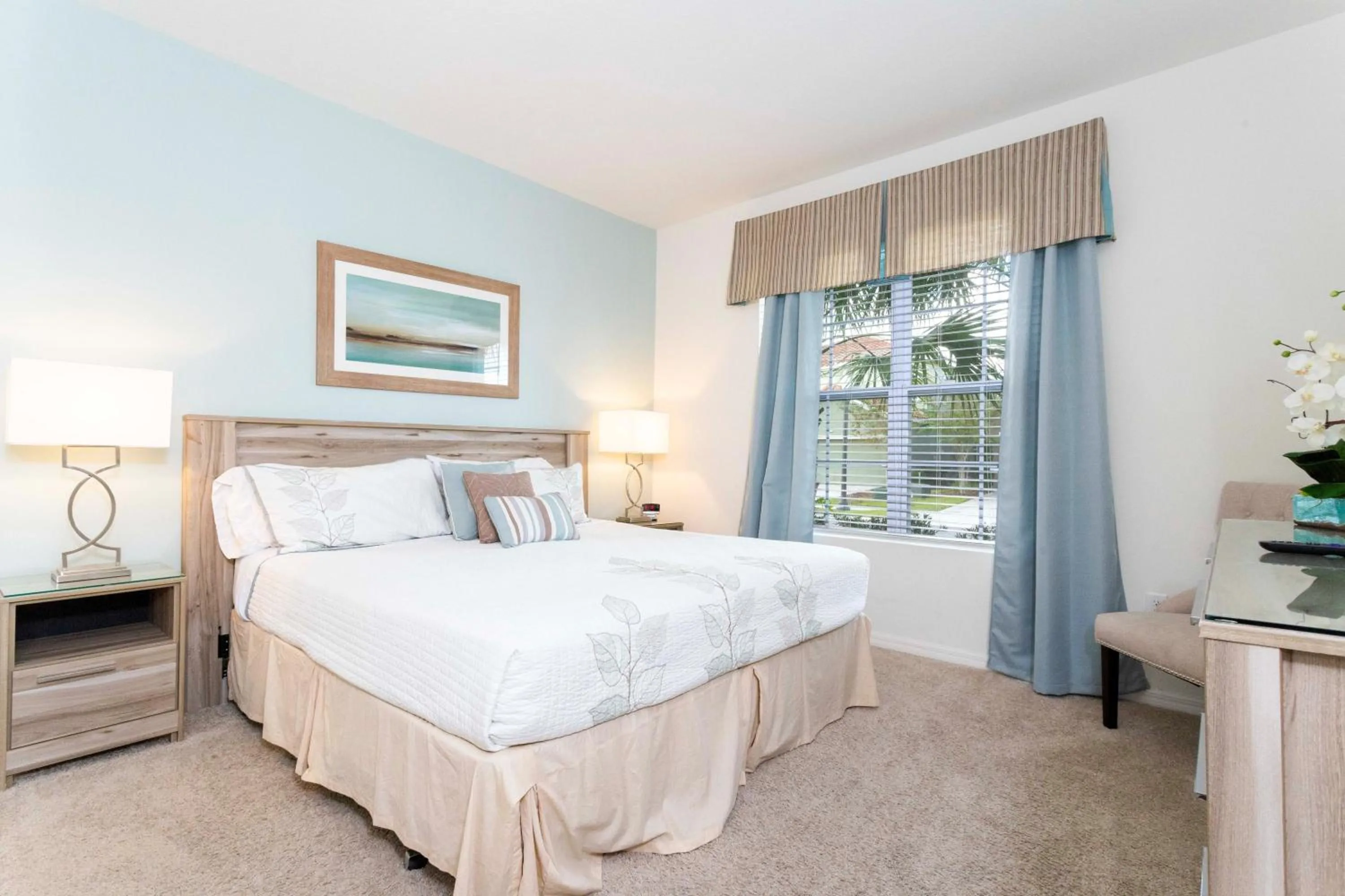 Bed in Marvelous 7 Bd w/ Pool Close to Disney @ Solterra 6086