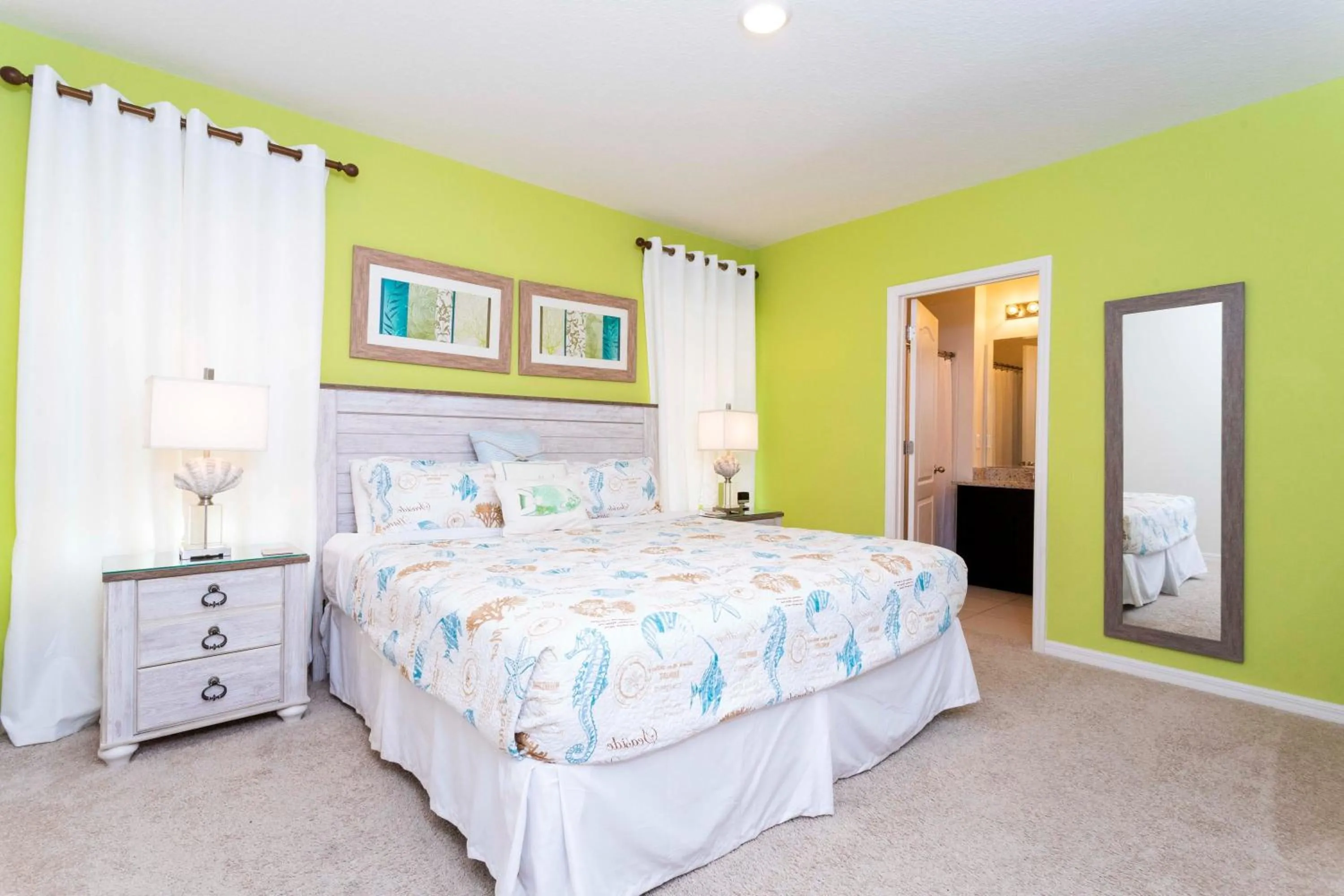 Bed in Marvelous 7 Bd w/ Pool Close to Disney @ Solterra 6086