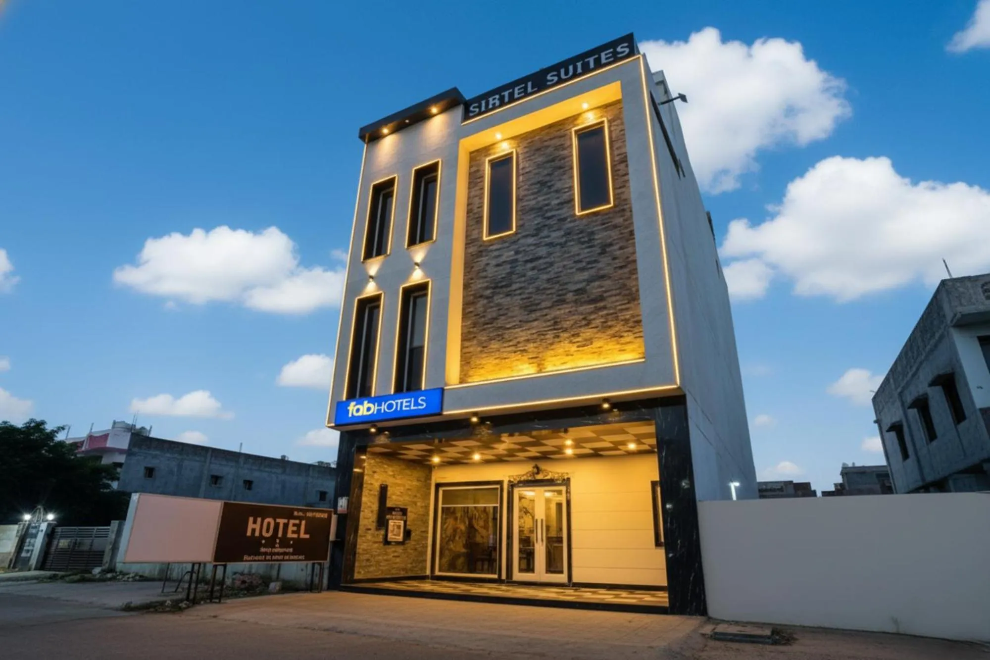 Facade/entrance in FabHotel Sirtaj Suits