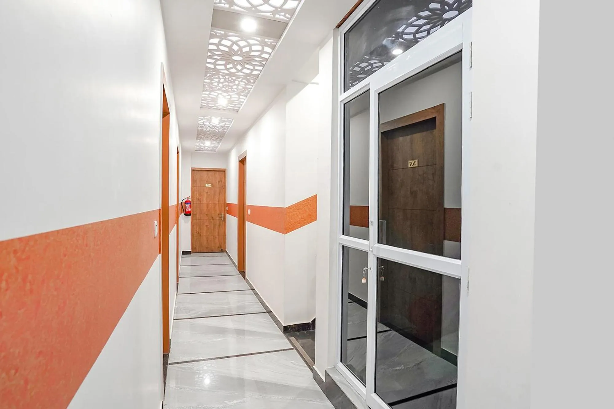 Lobby or reception in FabHotel Sirtaj Suits