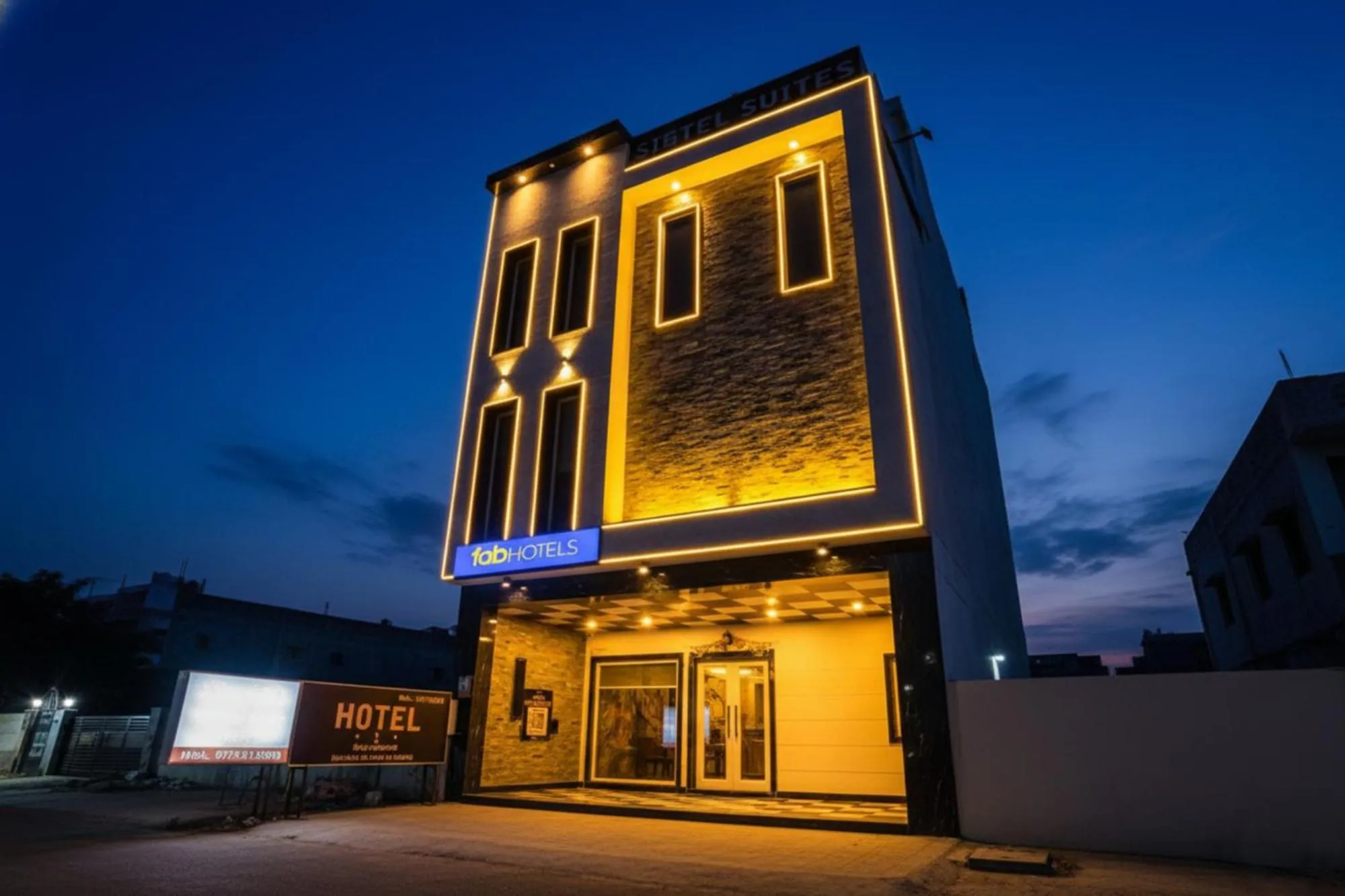 Facade/entrance in FabHotel Sirtaj Suits