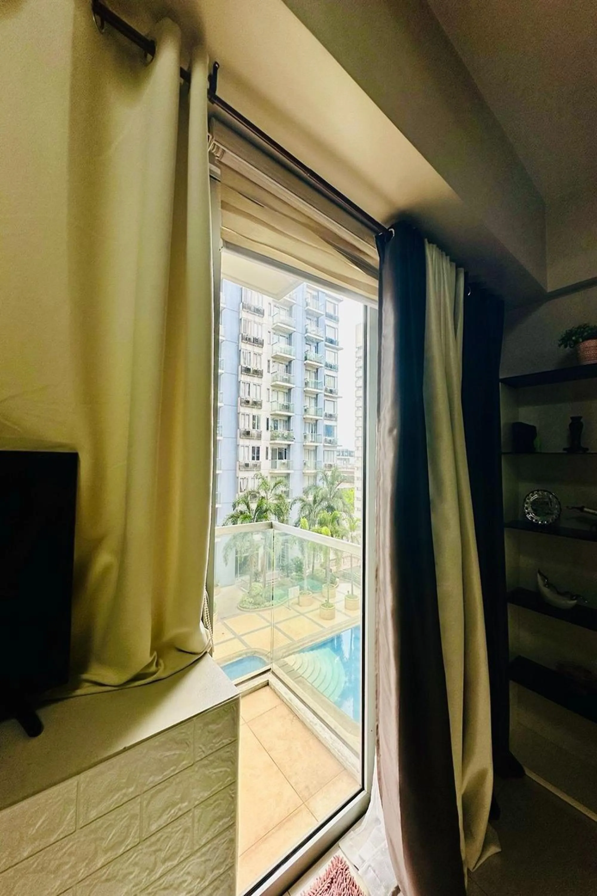 Decorative detail in Del's Condotel across NAIA Terminal 3