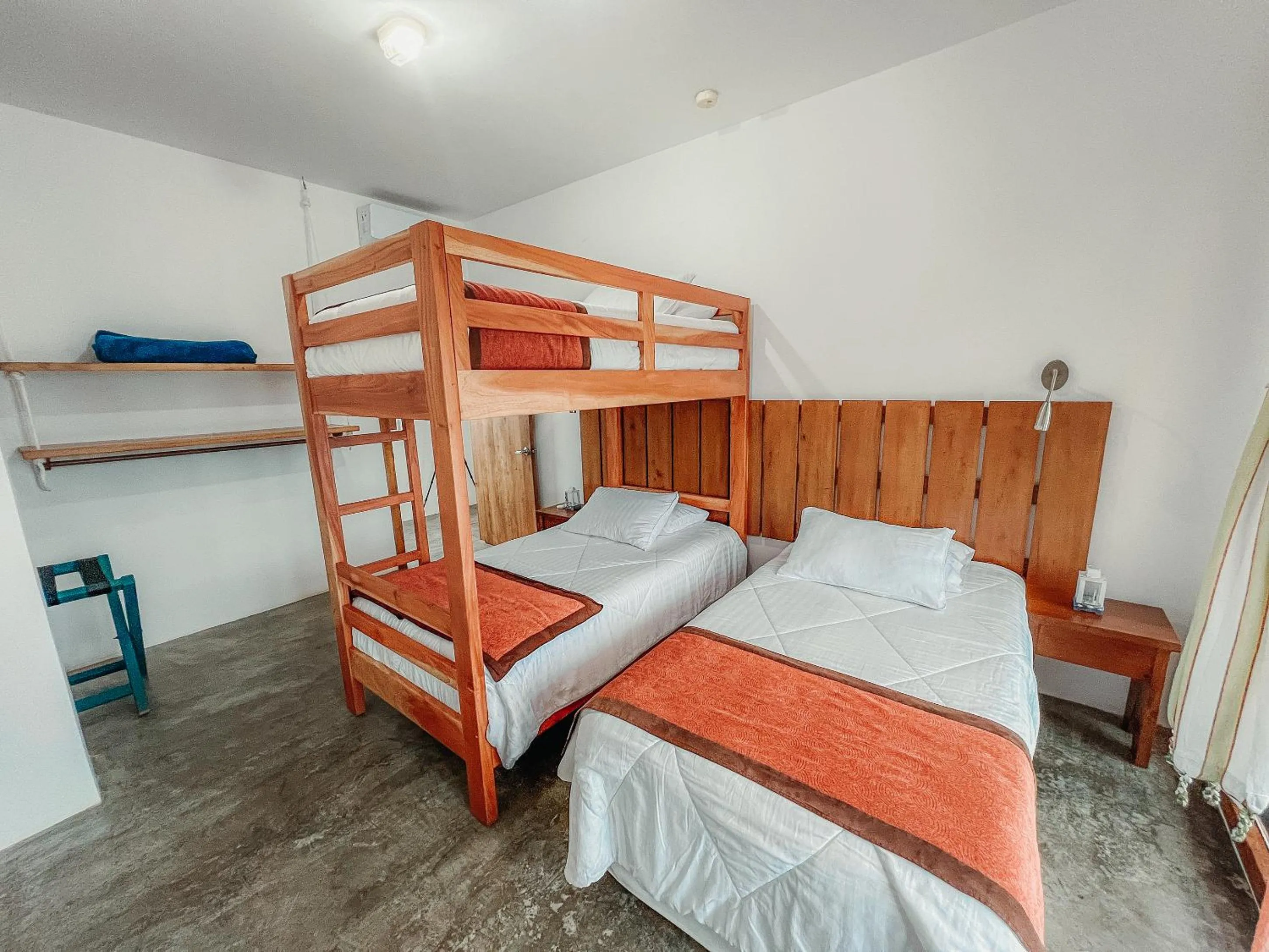 Bed in Mi Playa Galapagos Beachfront Apartments