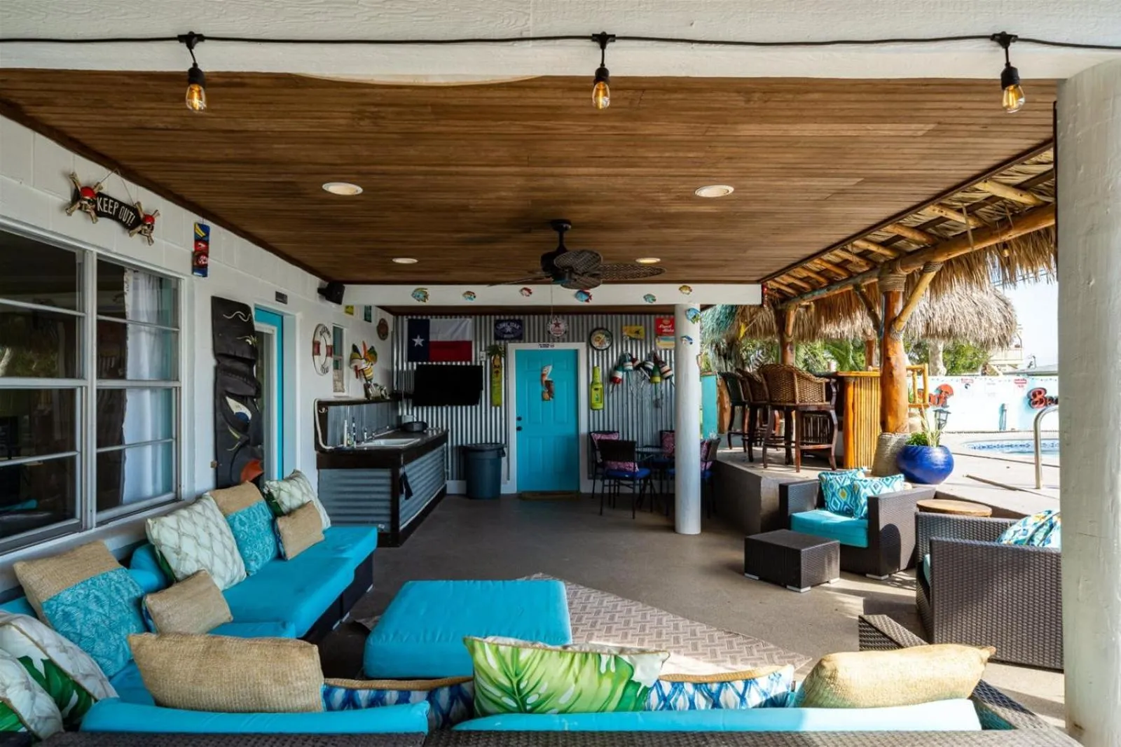 Property building in Texas Tiki