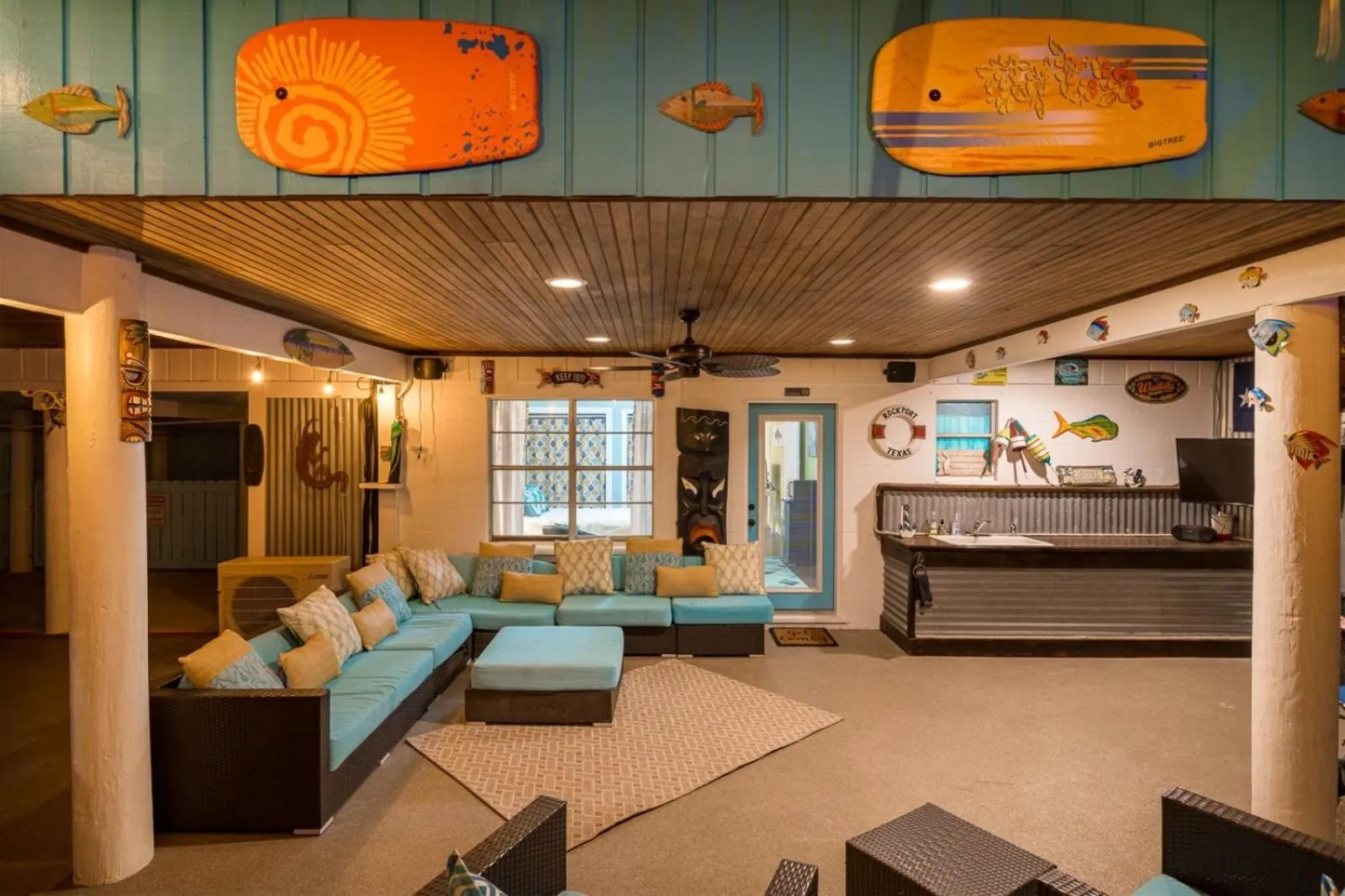 Property building in Texas Tiki