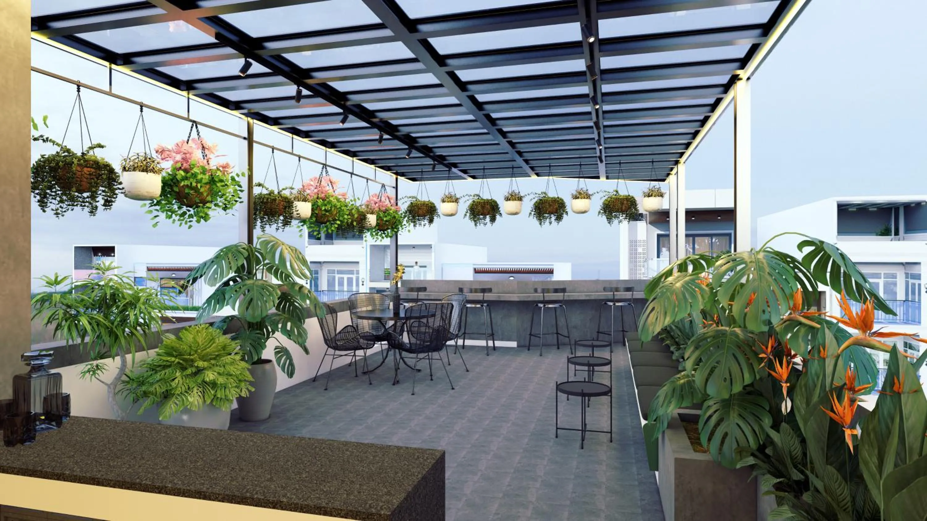 Patio in Sok Hotel And Coffee Siem Reap