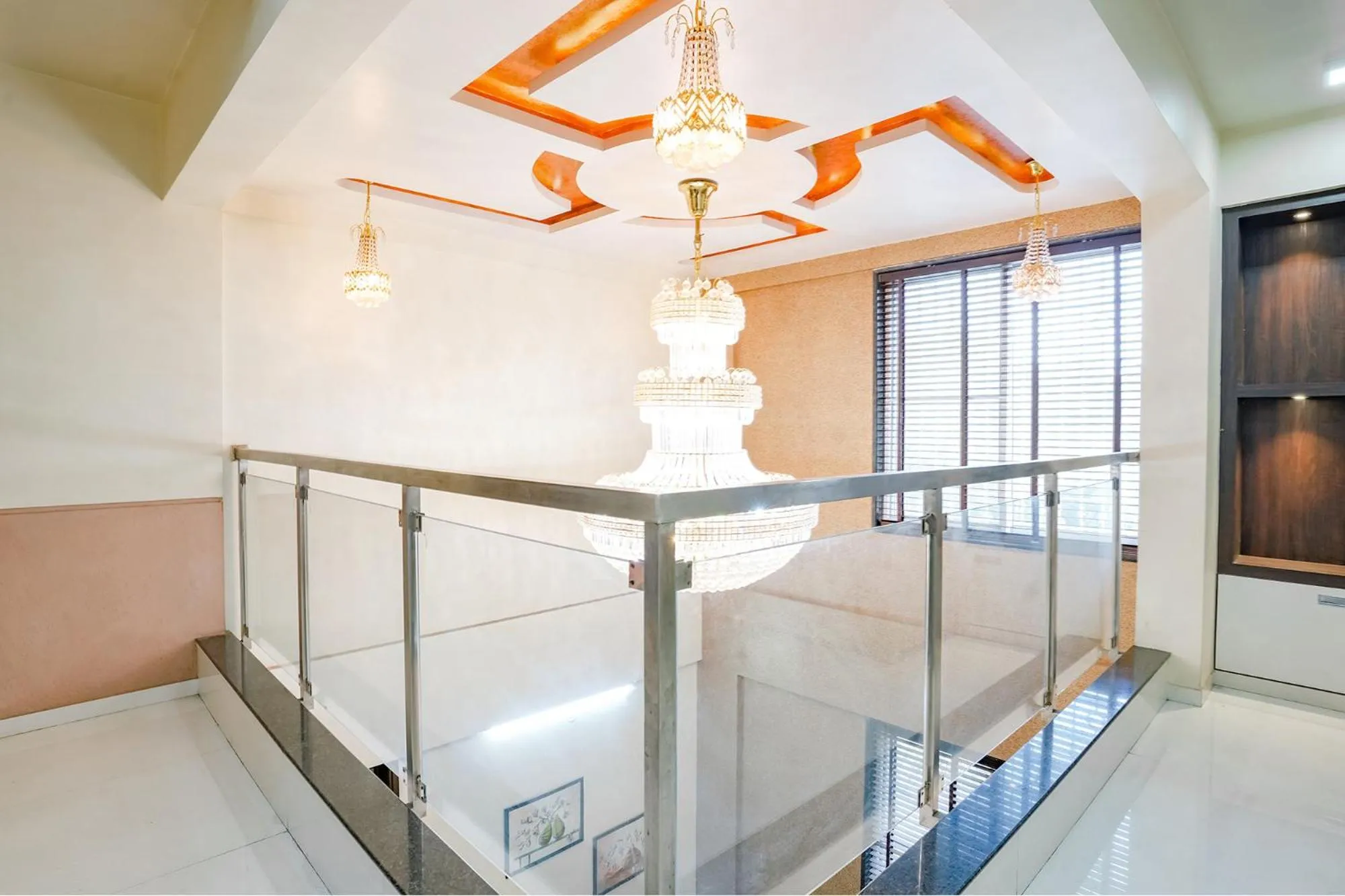 Lobby or reception, Bed in Via Rudra Residency - Nr Medicover hospital