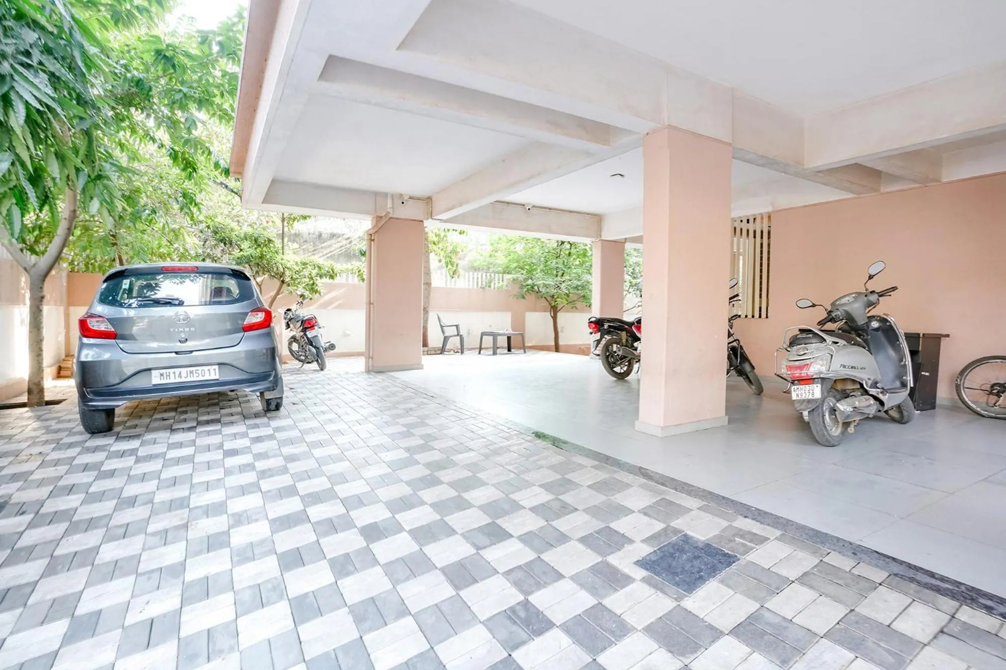 Parking in Via Rudra Residency - Nr Medicover hospital