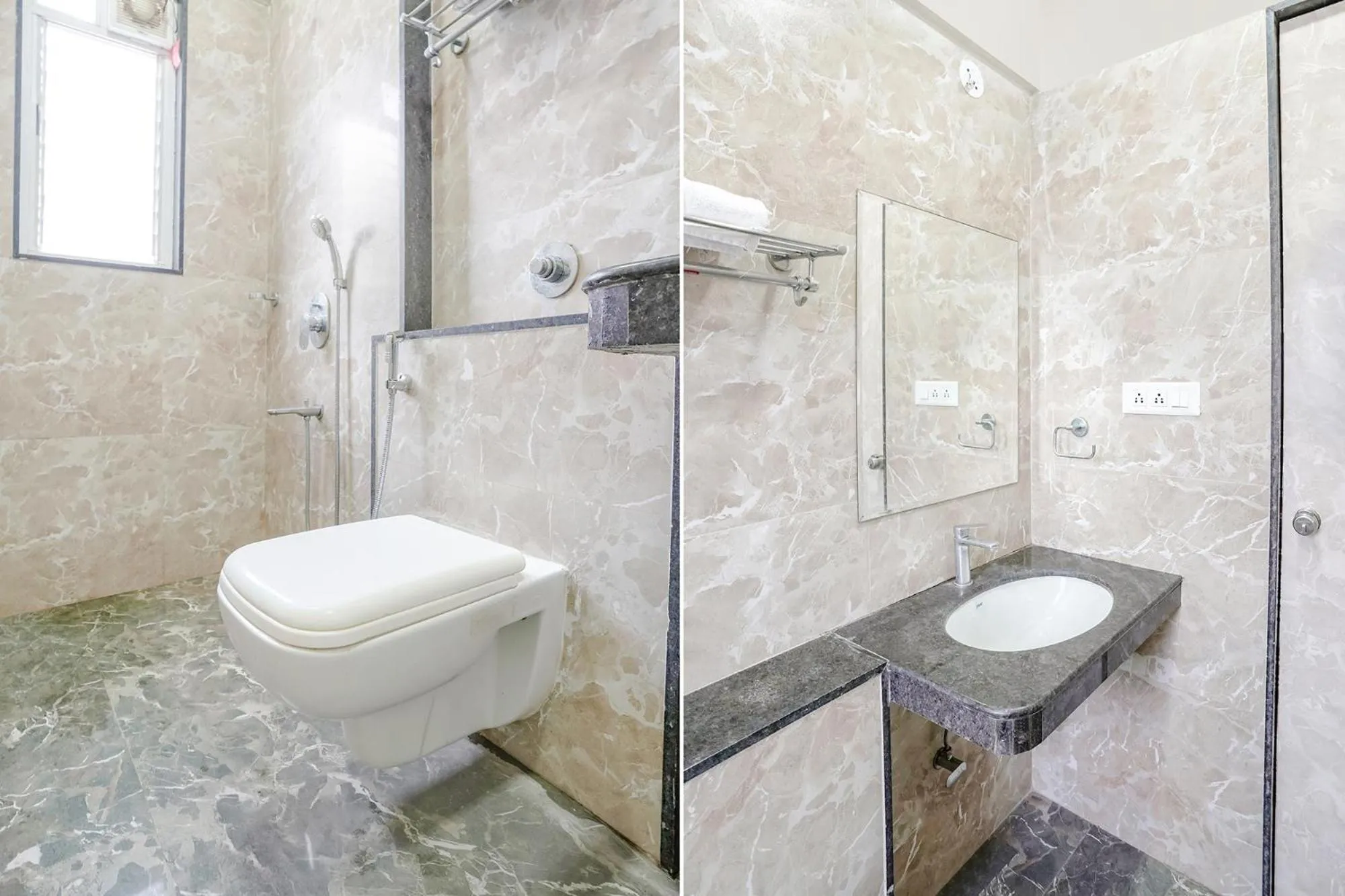 Bathroom in Via Rudra Residency - Nr Medicover hospital