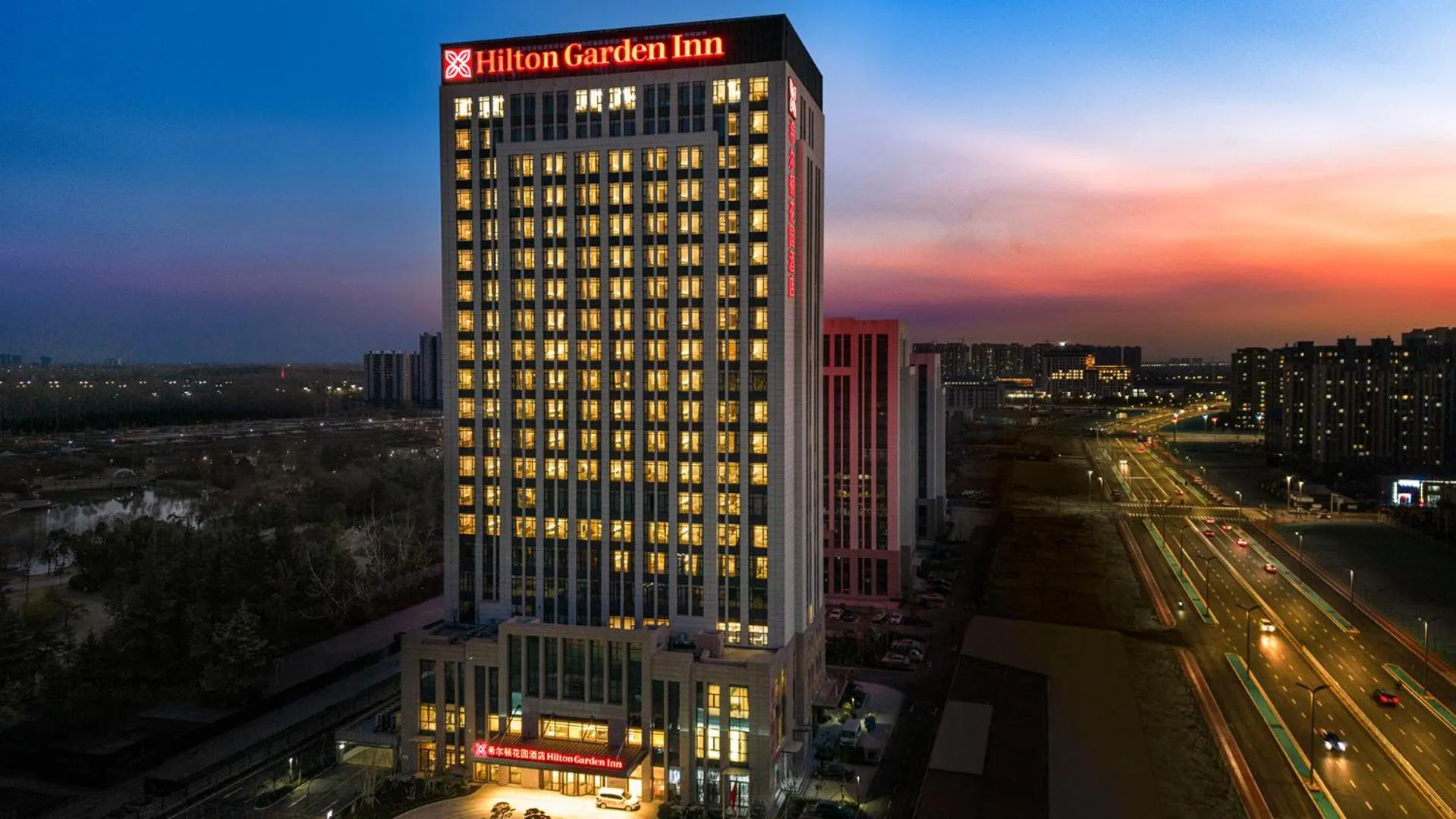 Night in Hilton Garden Inn Liaocheng Jiangbei Shuicheng