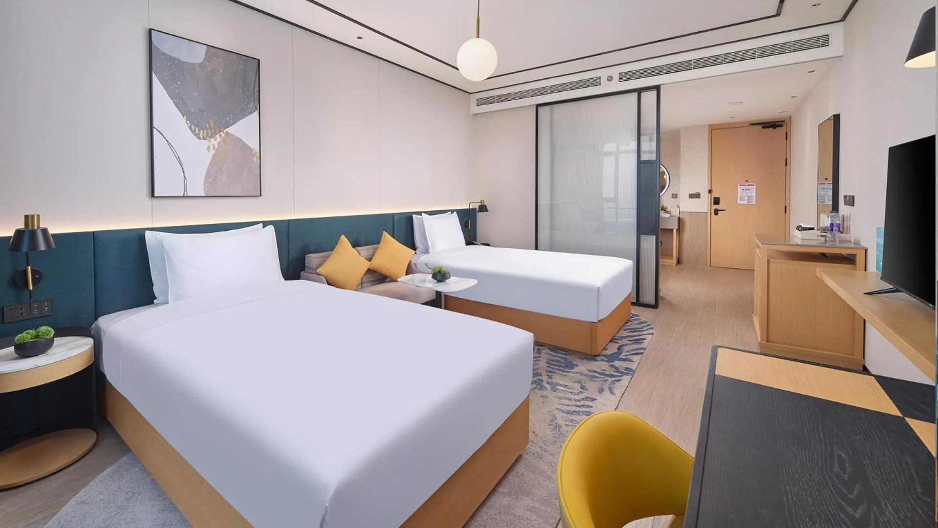 Bed in Hilton Garden Inn Liaocheng Jiangbei Shuicheng