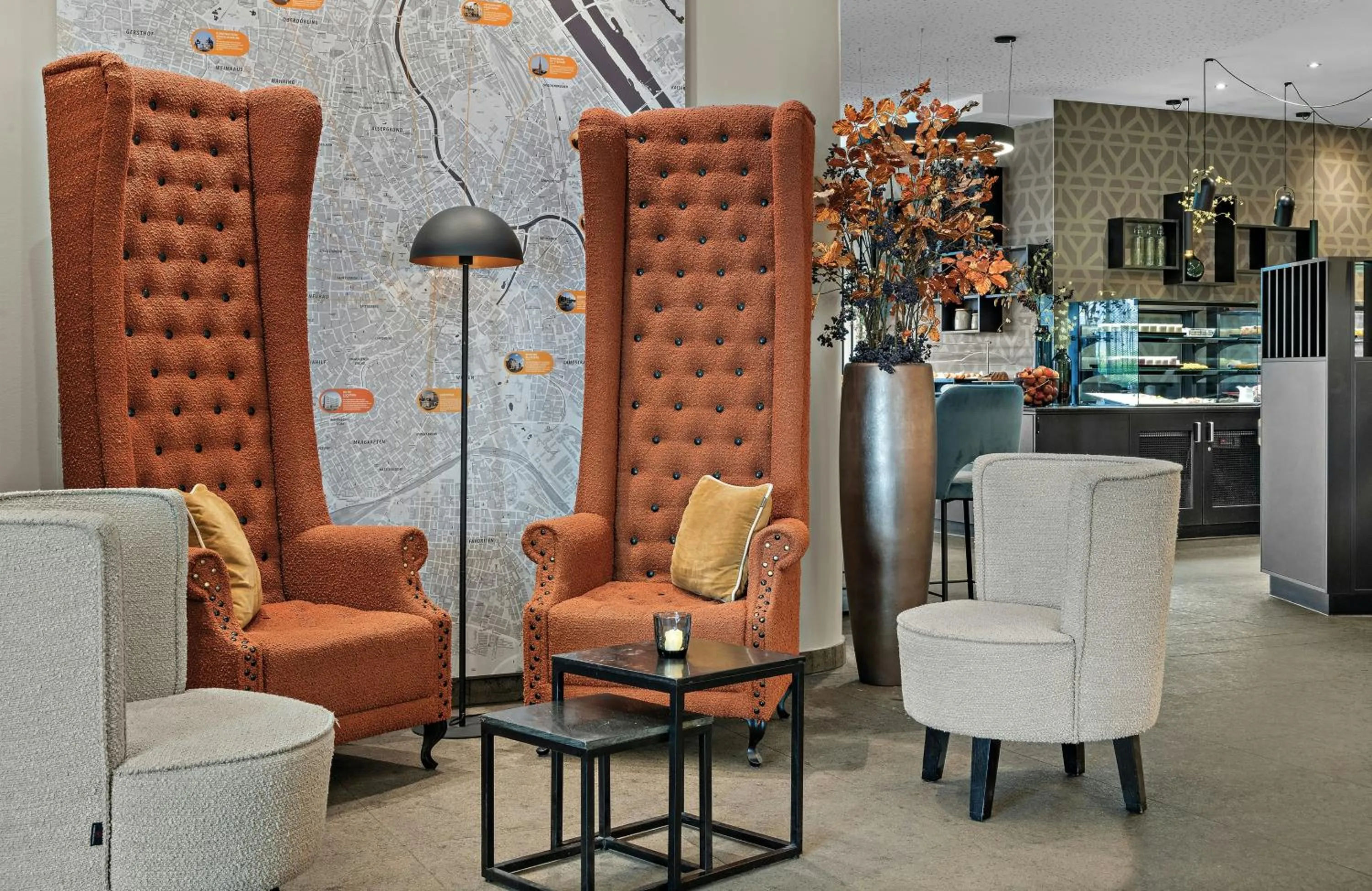 Lobby or reception in Leonardo Hotel Vienna City West