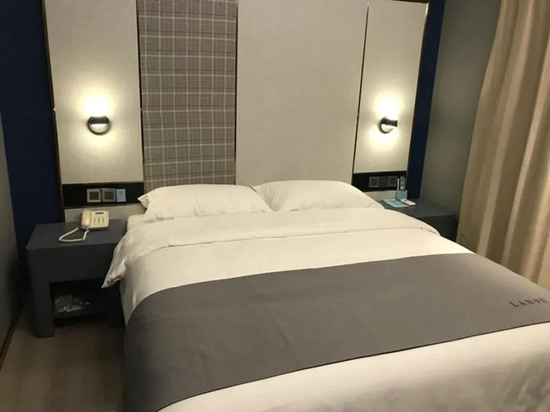 Bed in LanOu Hotel Linyi Lanling Agricultural Park