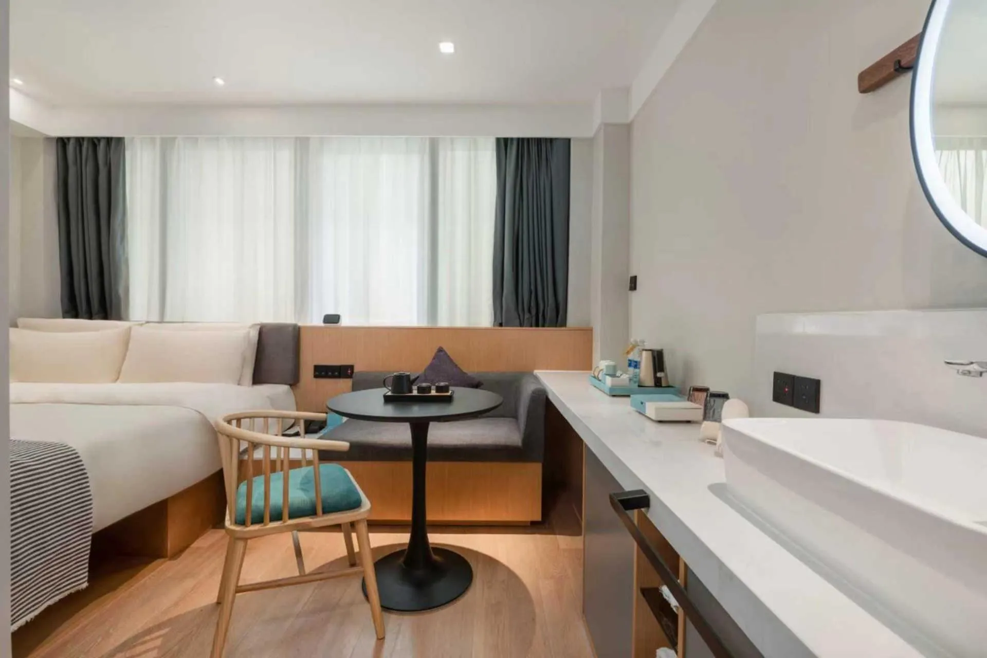 Bed in CityNote Hotel Guangzhou Beijing Road Pedestrian Street Subway Station